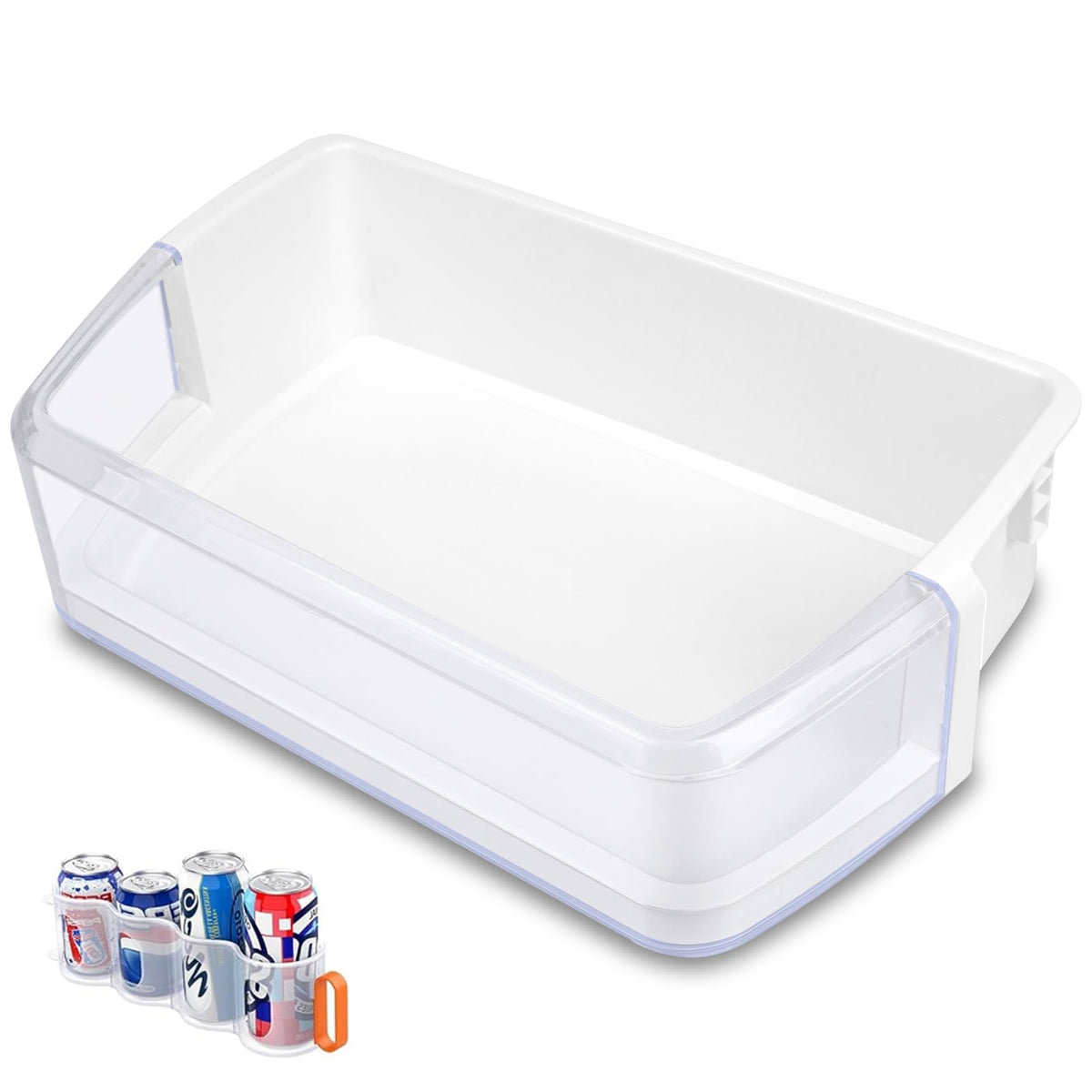 UPGRADED DA97-06419C Refrigerator Door Shelf Basket Bin Right Compatible with Samsung Refrigerator Door Shelf RFG293HARS RFG297HDRS RFG298HDRS Door Shelf DA63-04314 DA63-04316 AP4567198 Door Shelf Bin