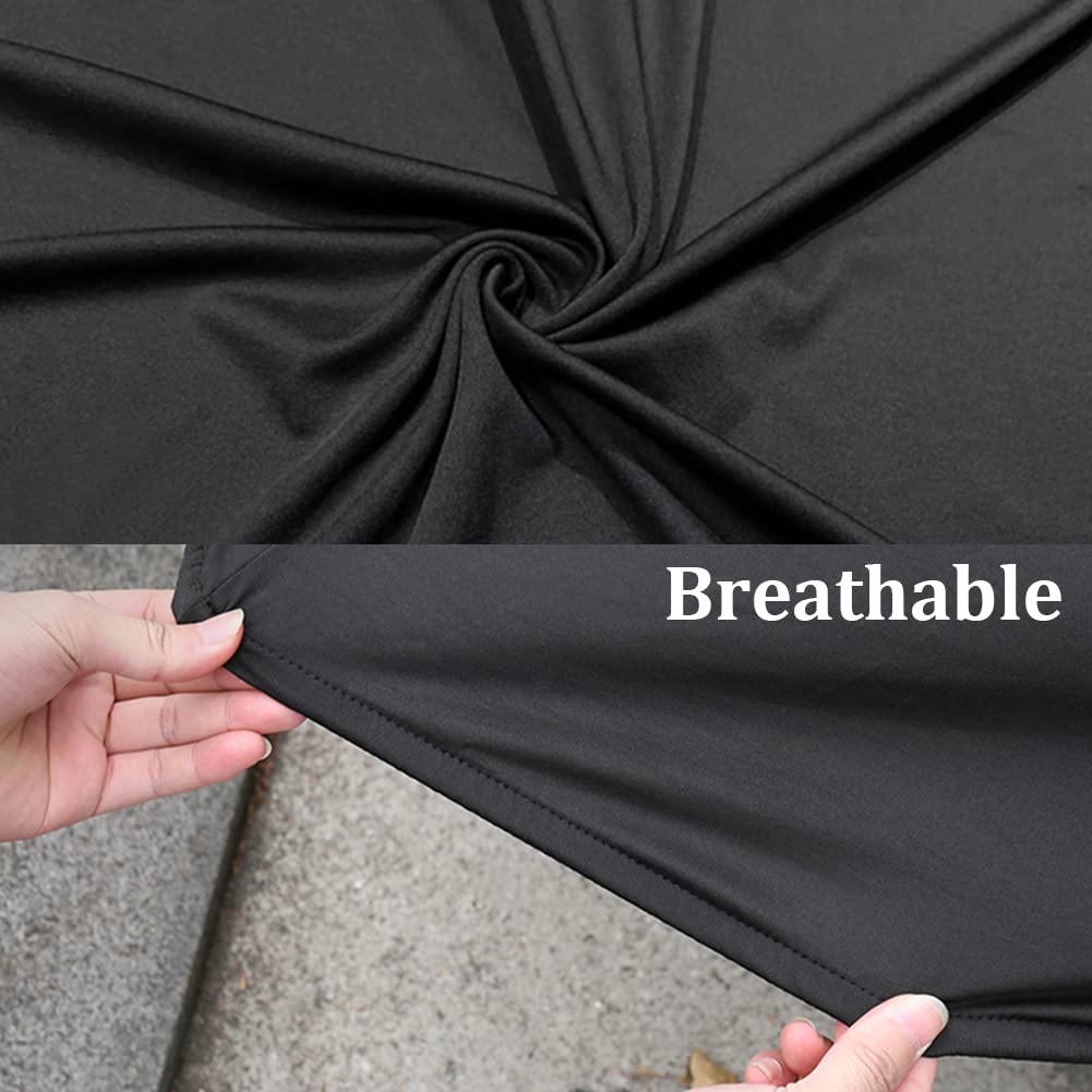 WinPower Indoor Motorcycle Cover Velvet Stretch Elastic Dust-Proof Scratch-Proof Covers for Motorbikes, 96inches