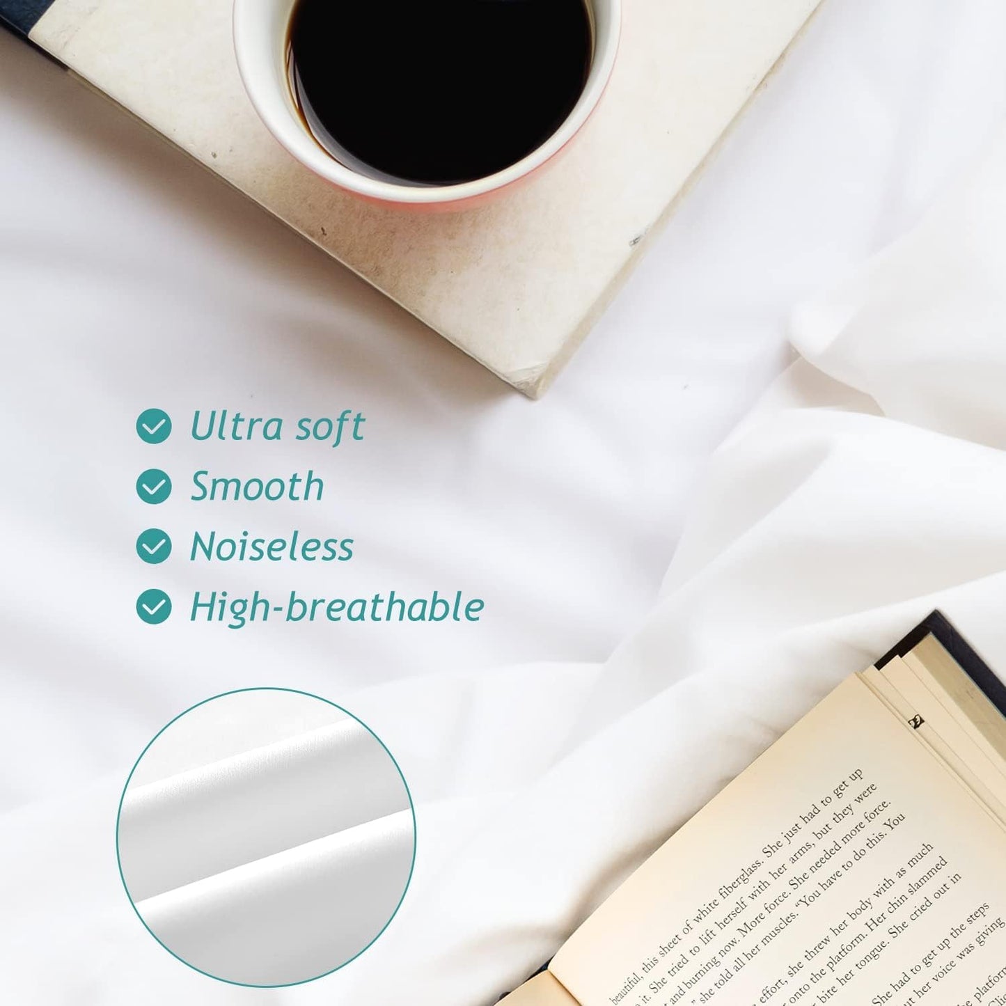 2 Pack Waterproof Mattress Protector, Twin Size Mattress Protector Mattress Cover Pad,Fitted 15" Deep Pocket Bed Cover for Kids Pets Adults,Smooth Breathable Soft Noiseless,38"x 75"