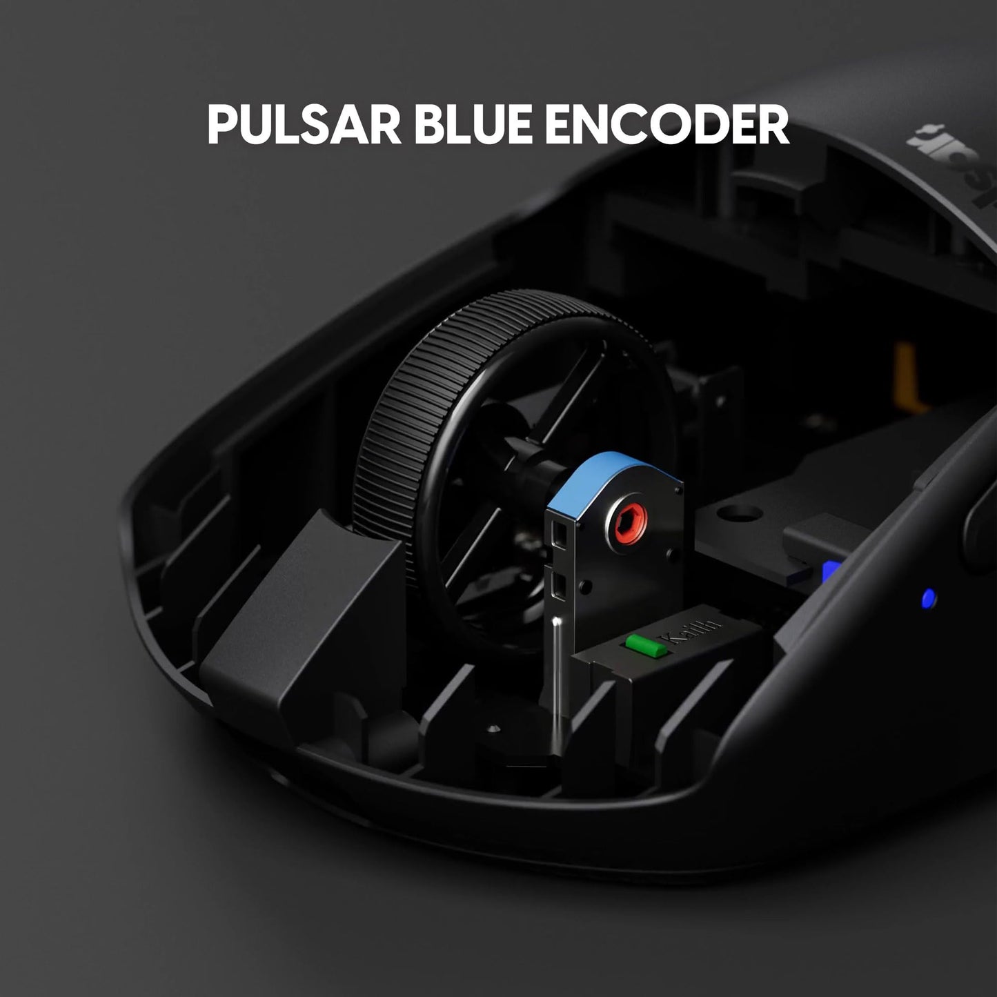 Pulsar Gaming Gears X3 Wireless Gaming Mouse, Hybrid Ergonomic, Lightweight 55g, XS-1 Flagship Sensor 32K DPI, Optical Switch, 8K Polling Ready, Black