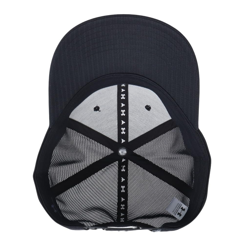 Under Armour Men's Project Rock Trucker Hat, (003) Black / / White, One Size