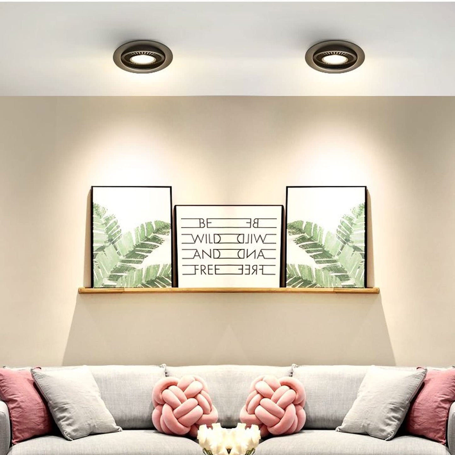 Haraqi 8 Pack PAR20 50W 120V E26 Medium Base Halogen Flood Light Bulbs, Dimmable Bulbs for Range Hood Lights, Ceiling Fan, Table Light