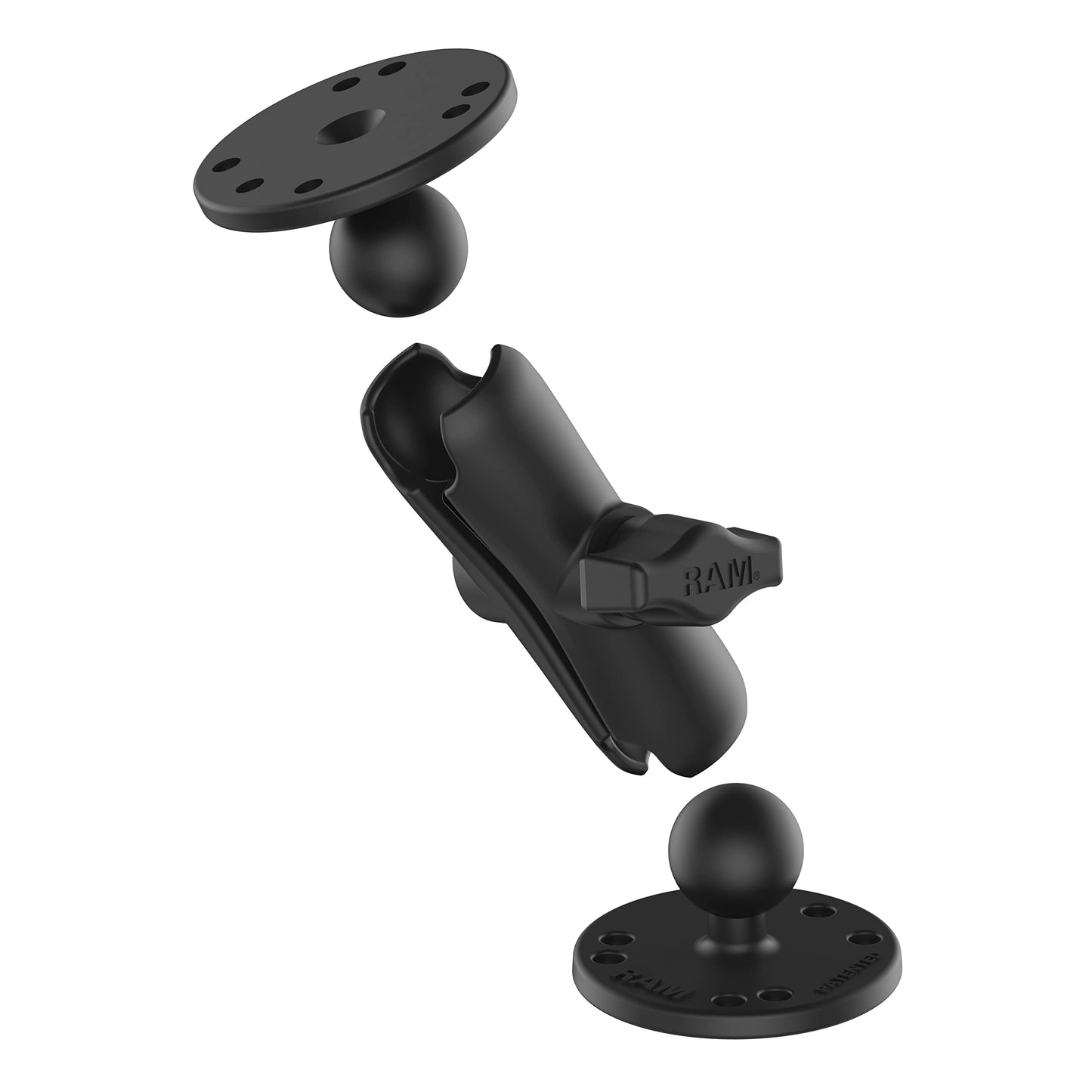 Ram Mount 1-Inch Diameter Ball Mount with 2/2.5-Inch Round Base