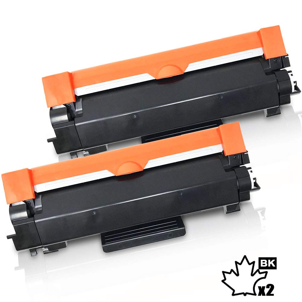 (CHIP Included) 2 High Yield Inkfirst Toner Cartridges TN-760 TN760 Compatible Remanufactured for Brother TN-760 MFC-L2710DW MFC-L2730DW MFC-L2750DW MFC-L2750DWXL DCP-L2550DW HL-L2350DW HL-L2370DW