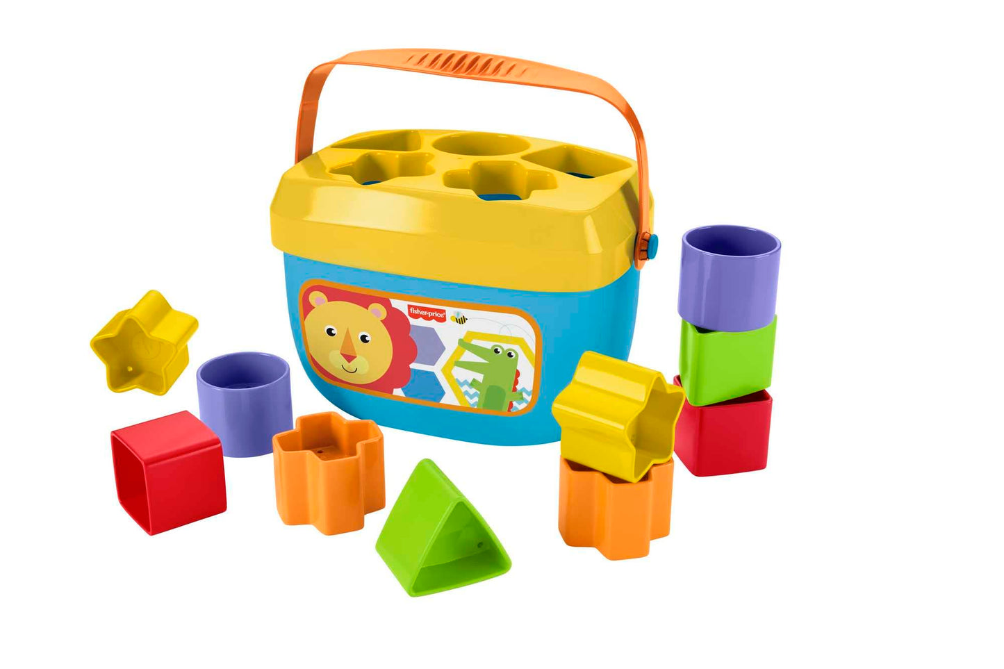Fisher-Price Classic Infant Trio, toy set of three baby toys for stacking, sorting and musical play