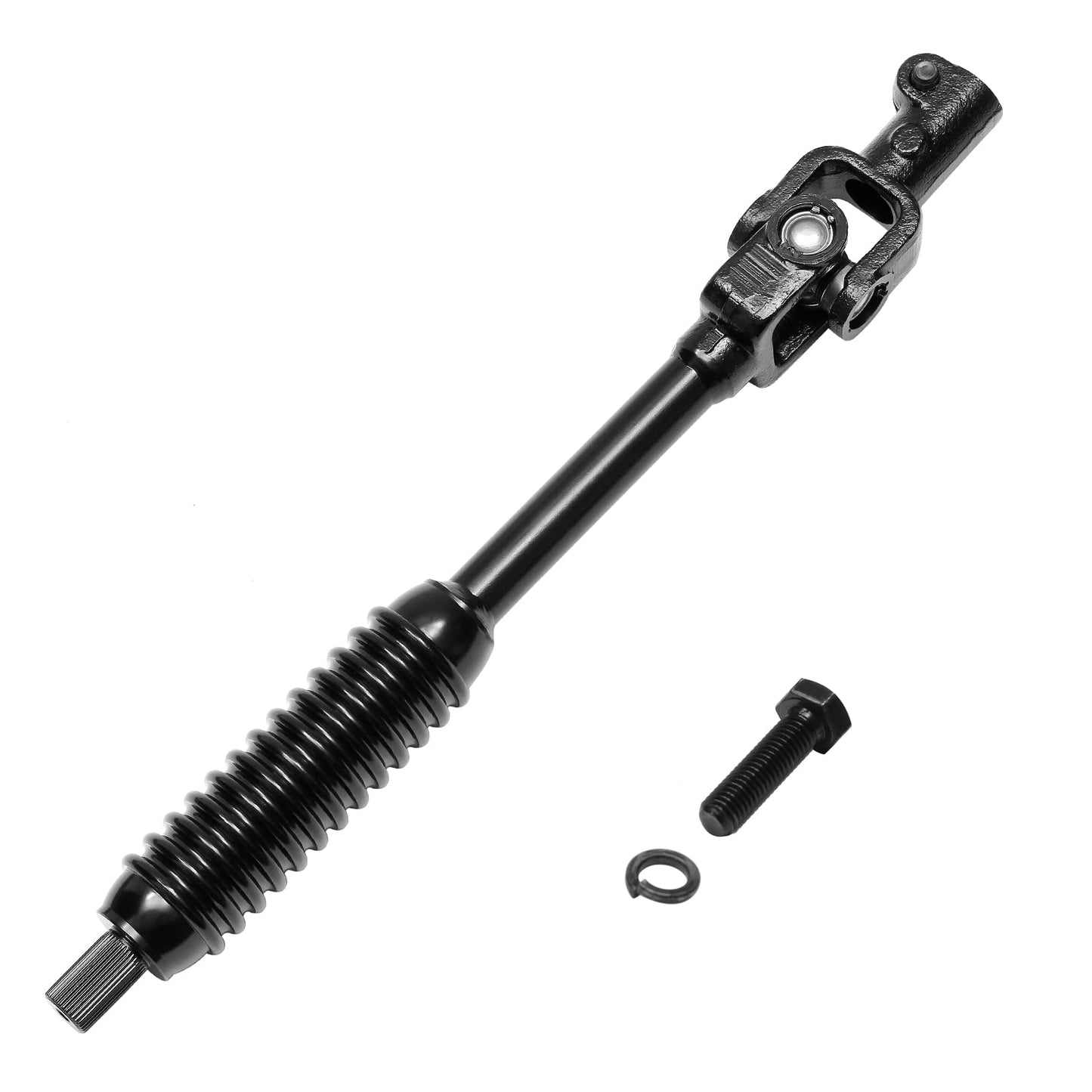 Steering Column Lower Intermediate Steering Shaft, Compatible with 2005-2015 Toyota Tacoma 4WD & Pre Runner 2WD or 4WD, with U-Joint Coupler | Replaces 4520304021, 45203-04020