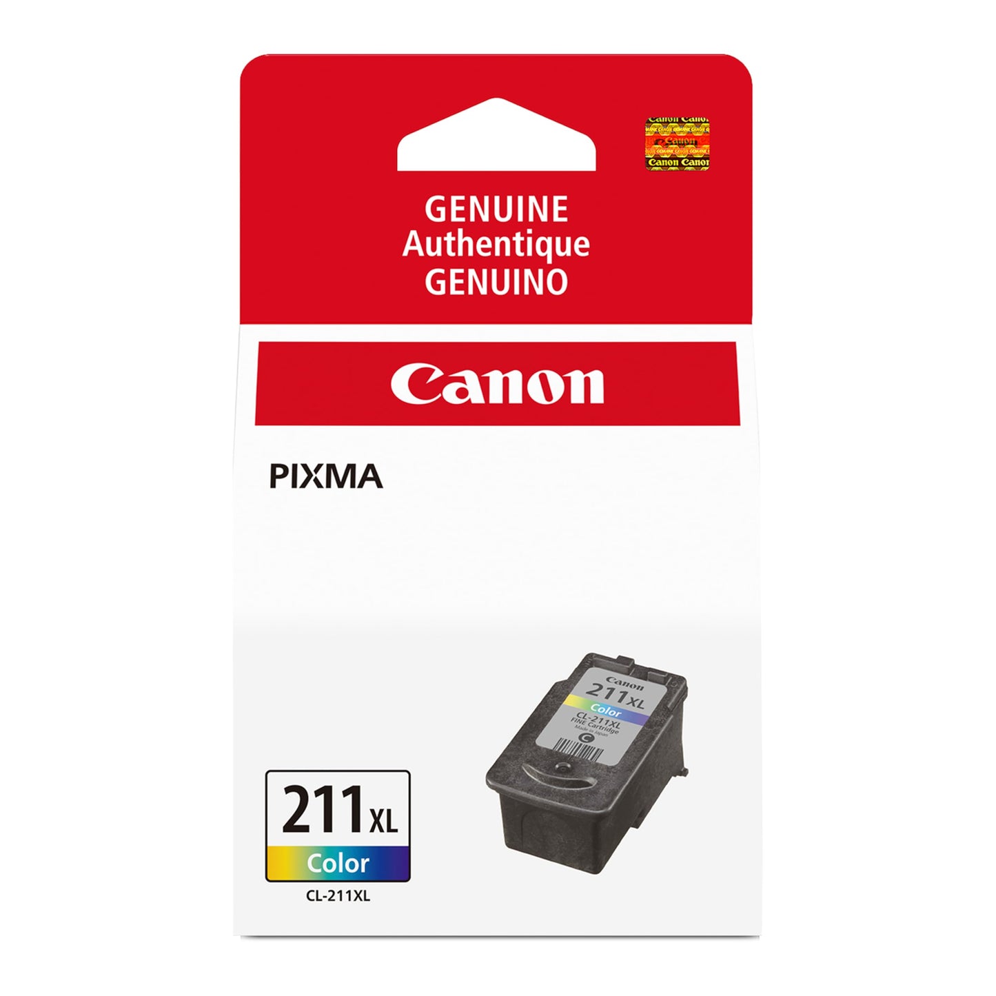 Canon Genuine Canon CL-211XL HIGH Yield Ink Cartridge, Tri-Colour