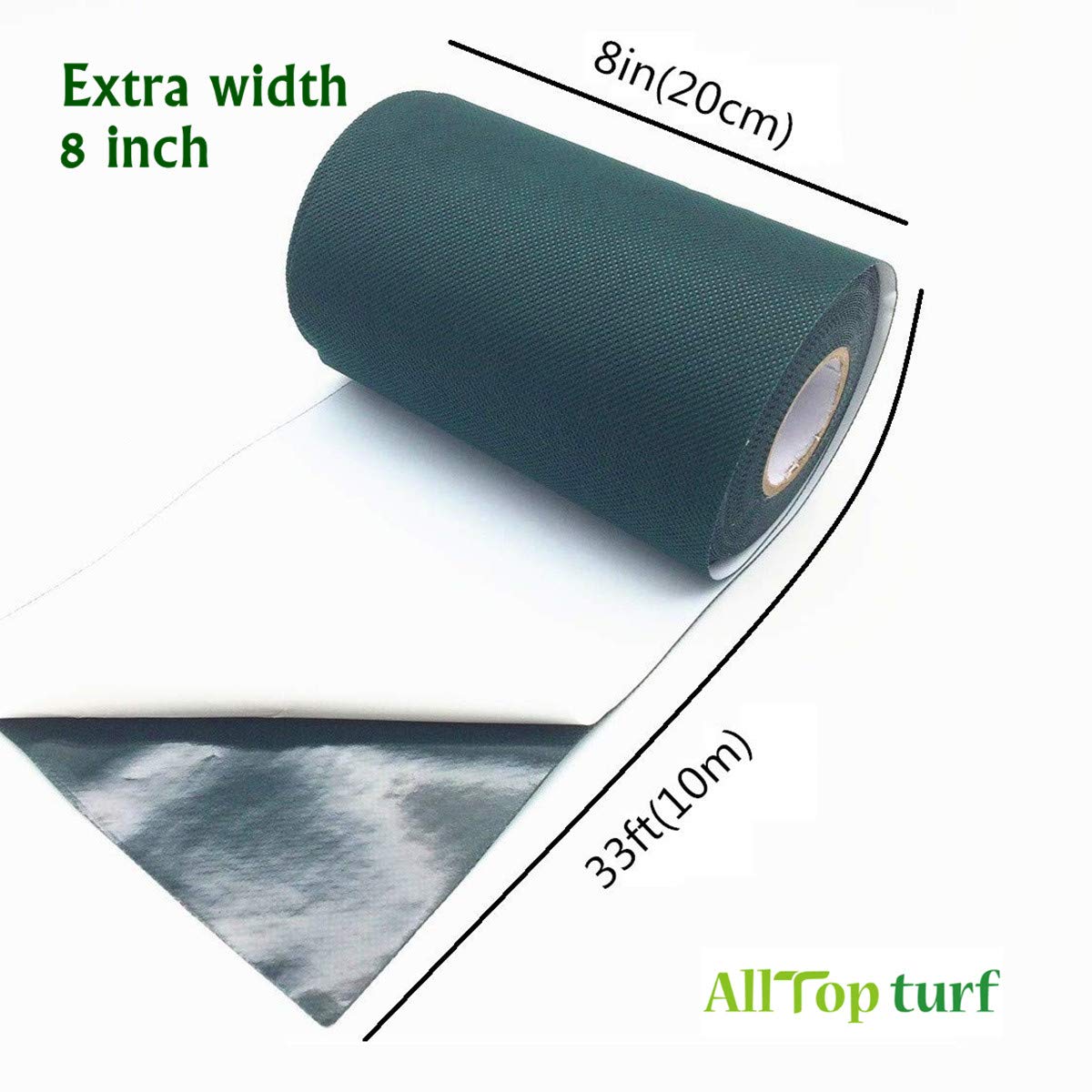 ALLTOP TURF Artificial Turf Tape 8inX33ft(20cmX10m), Self-Adhesive Turf Seaming Tape, Synthetic Fake Grass Tape(Single Sided)