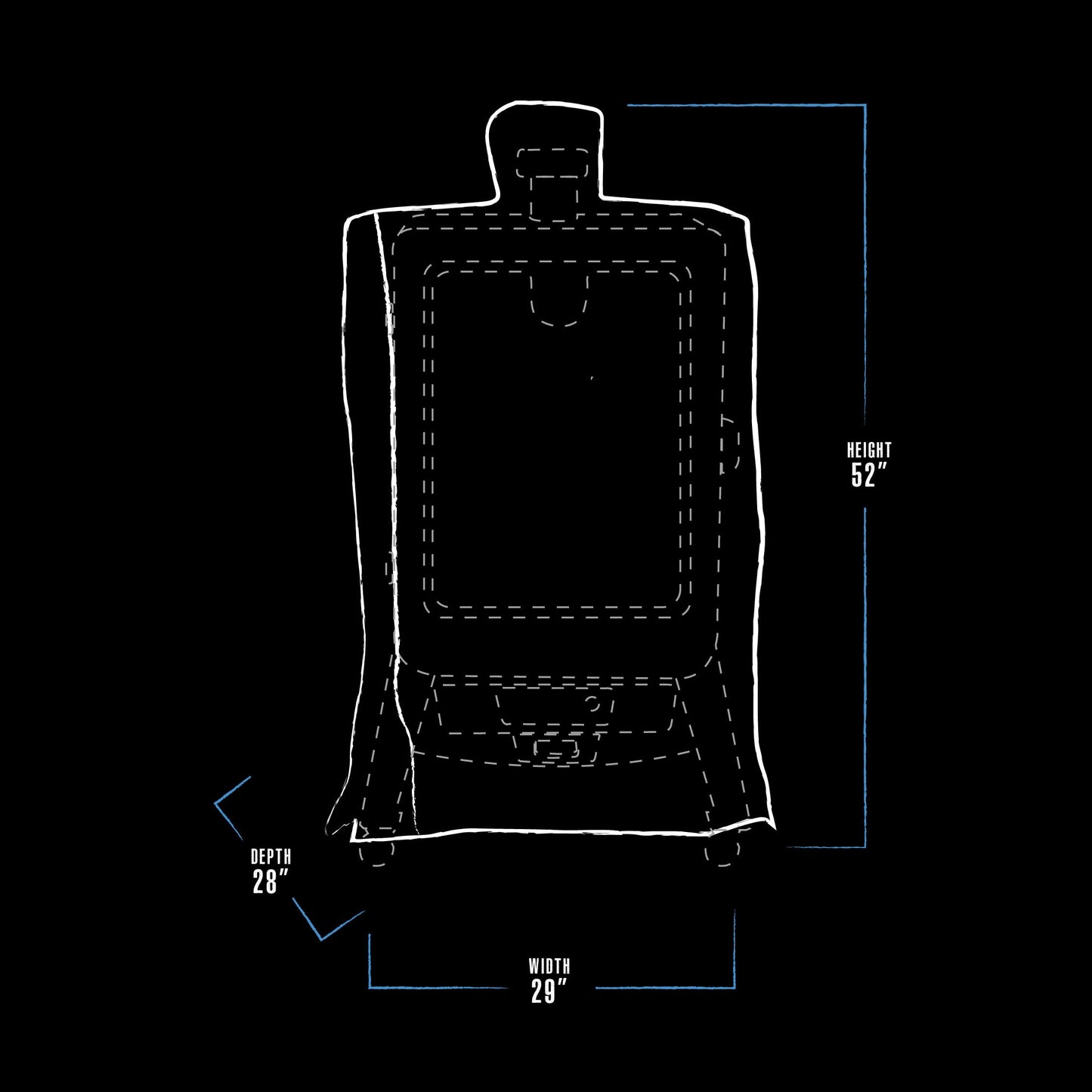 Pit Boss 73550 Pellet Smoker Cover, Black
