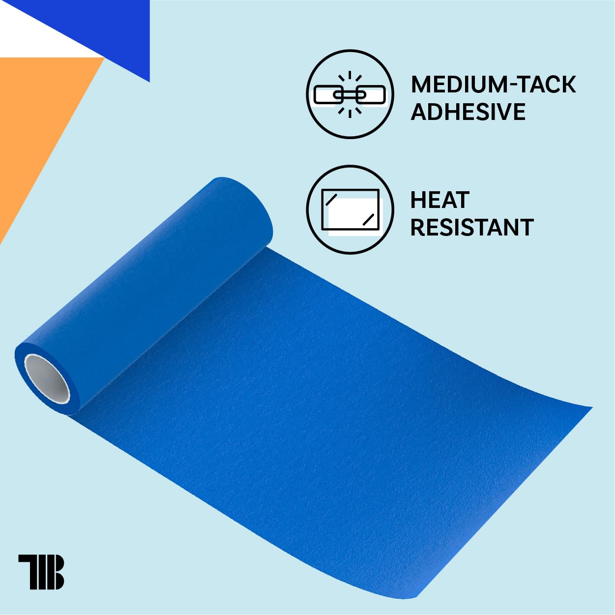 TapeManBlue Wide Blue Painters Tape, 12 Inch X 60 Yds, Made in America, Great Masking Tape for 3D Printing and Laser Cutting, Removes Cleanly for 21 Days 12 Inch X 60 Yards Blue
