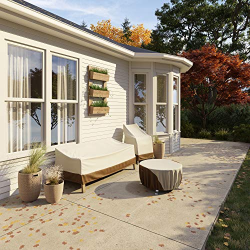 Amazon Basics Outdoor Stackable-Chair Patio Furniture Cover