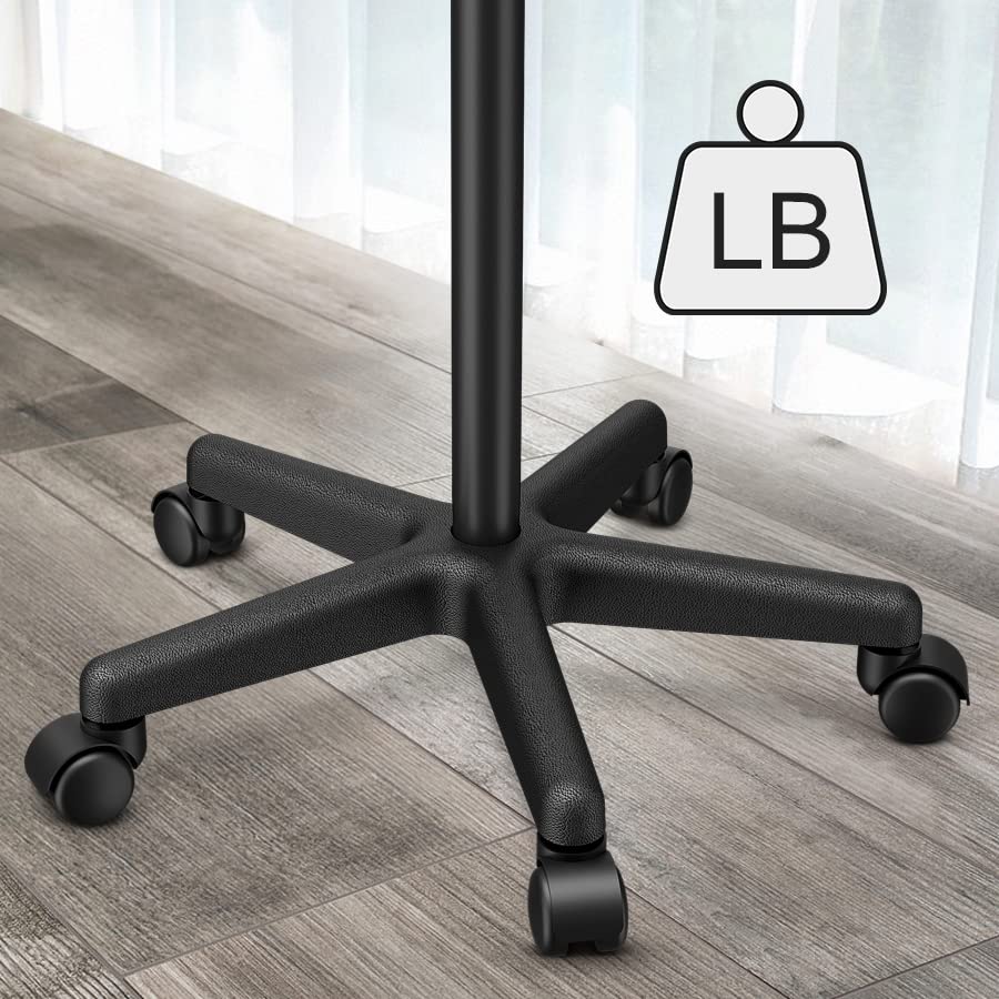 Premium Aluminum Instrument Salon Tray Tattoo Rolling Tray Station-Silver