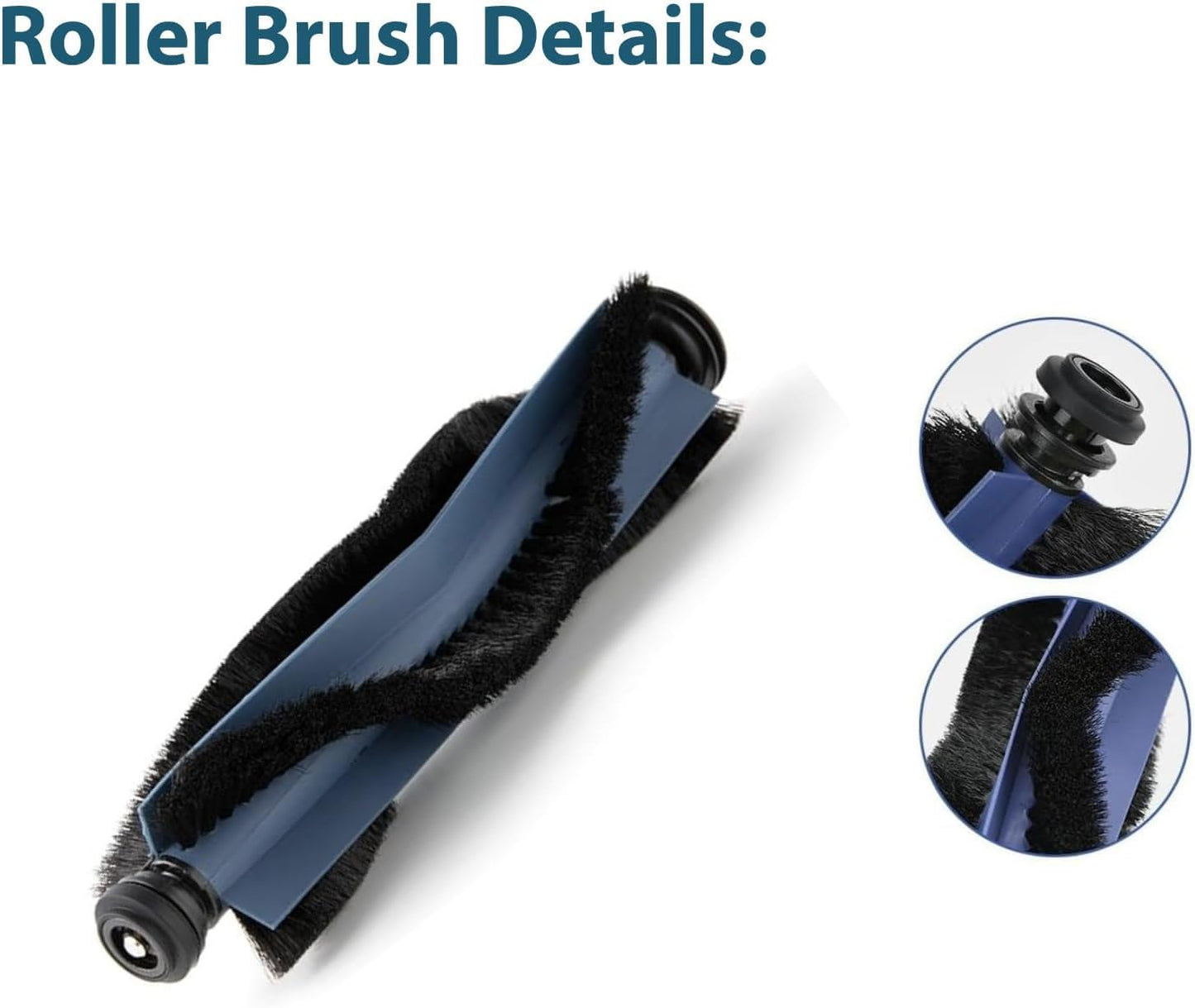 Replacement Parts Accessories for Eufy X10 Pro Omni 2-Roller Brush 5-Side Brush 3-HEPA Filter 4 Mop Pads 4 Dust Bags 1 Cleanning Tool