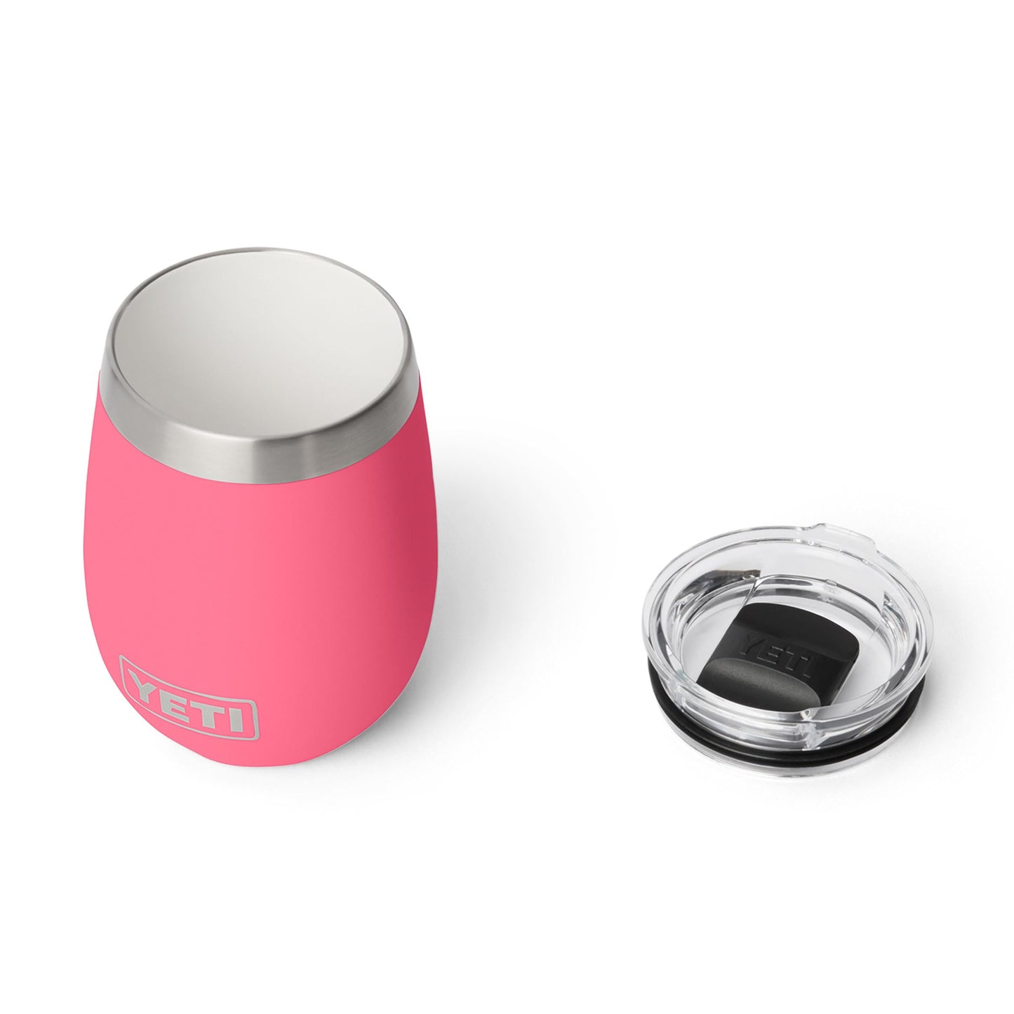 YETI Rambler 10 oz Wine Ceramic Lined Tumbler, Tropical Pink