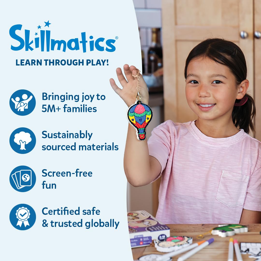 Skillmatics Guess in 10 Disney, Card Game for Girls, Boys, Kids, Teens, Adults Who Love Cinderella, Mickey Mouse, Moana, Travel Toy, Gifts for Ages 6, 7, 8, 9 and Up
