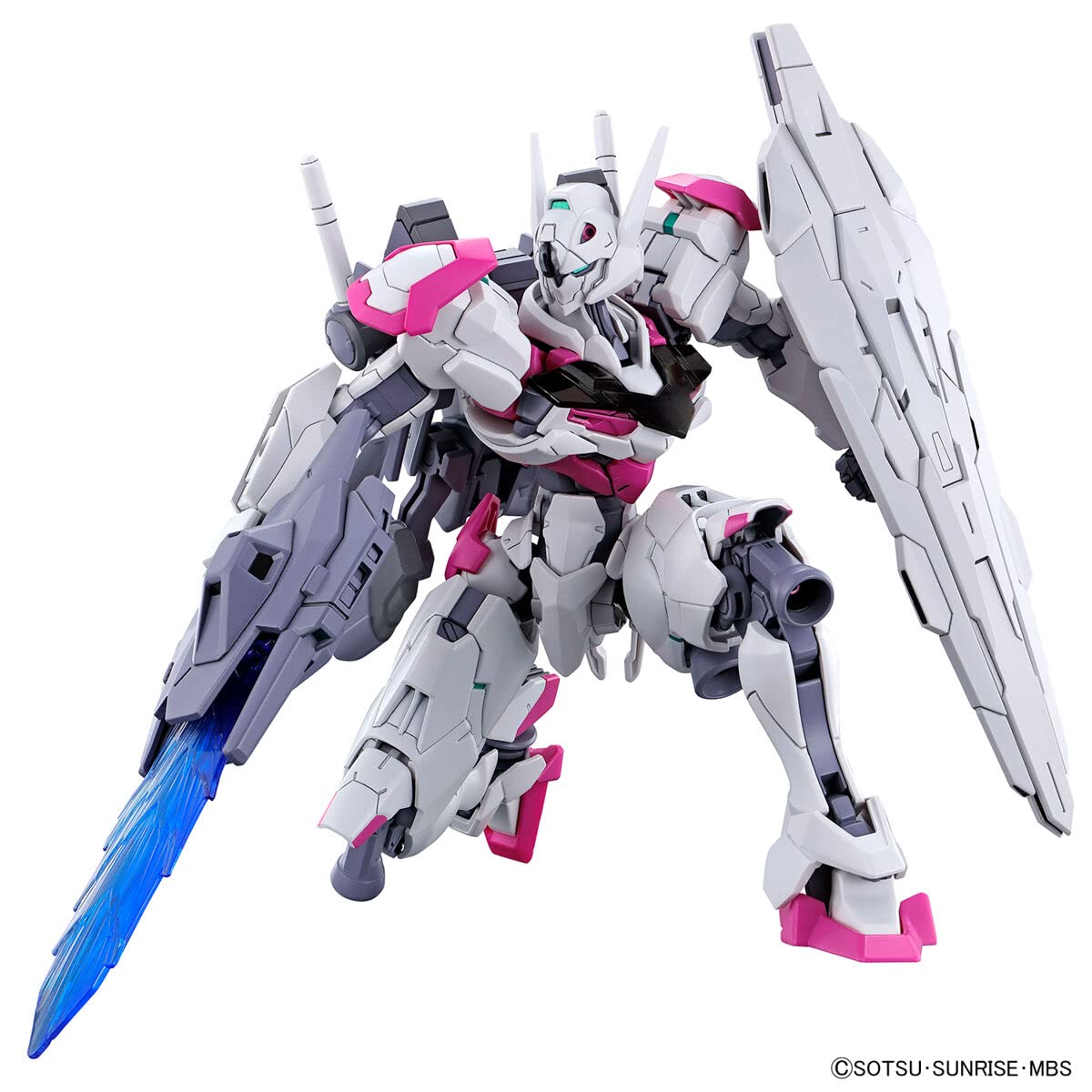 BANDAI Hobby The Witch from Mercury Gundam LFRITH HG 1/144 Scale Model Kit, White (2587102)