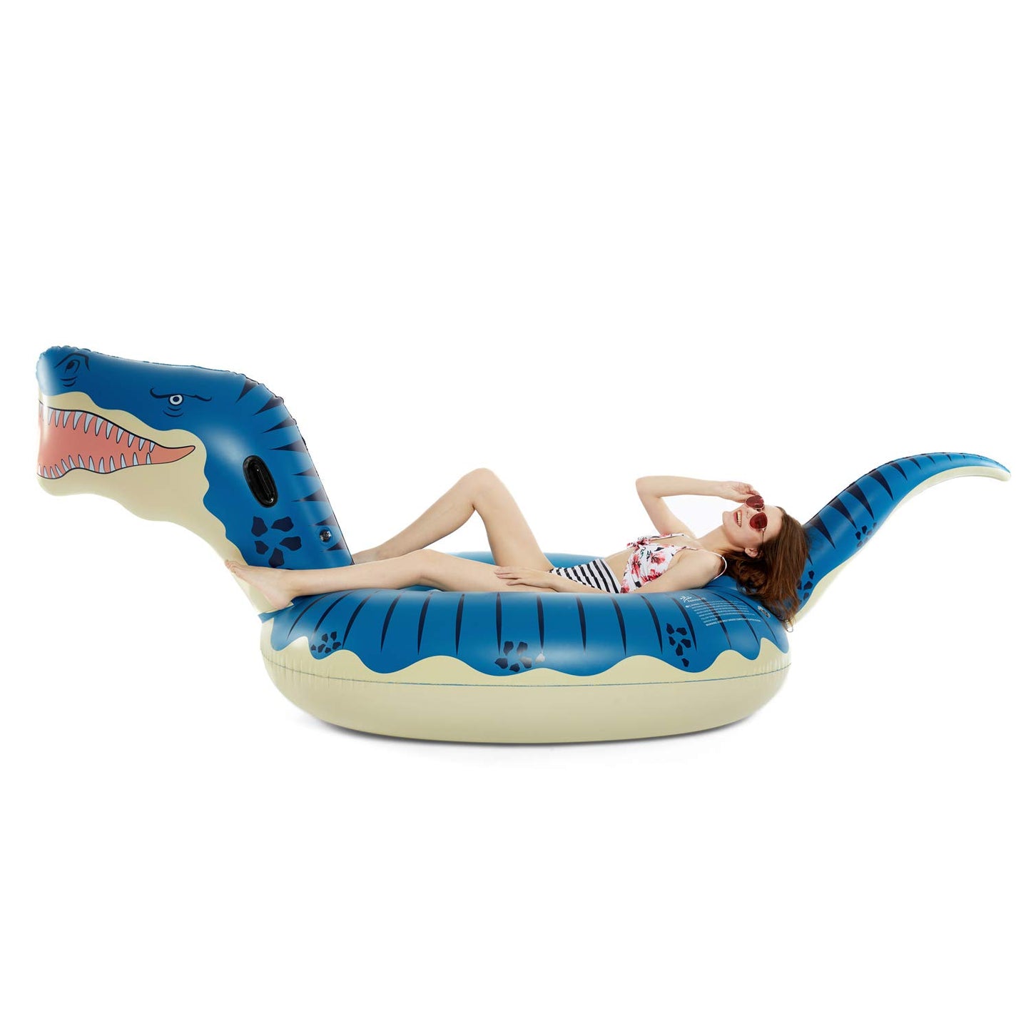 Jasonwell Inflatable Dinosaur Pool Float for Boys Girls Adults 124'' Giant T-Rex Floatie Summer Beach Swimming Pool Inflatables Ride on Party Pool Toys Raft Lounge Kids Tyrannosaurus Rex Toys