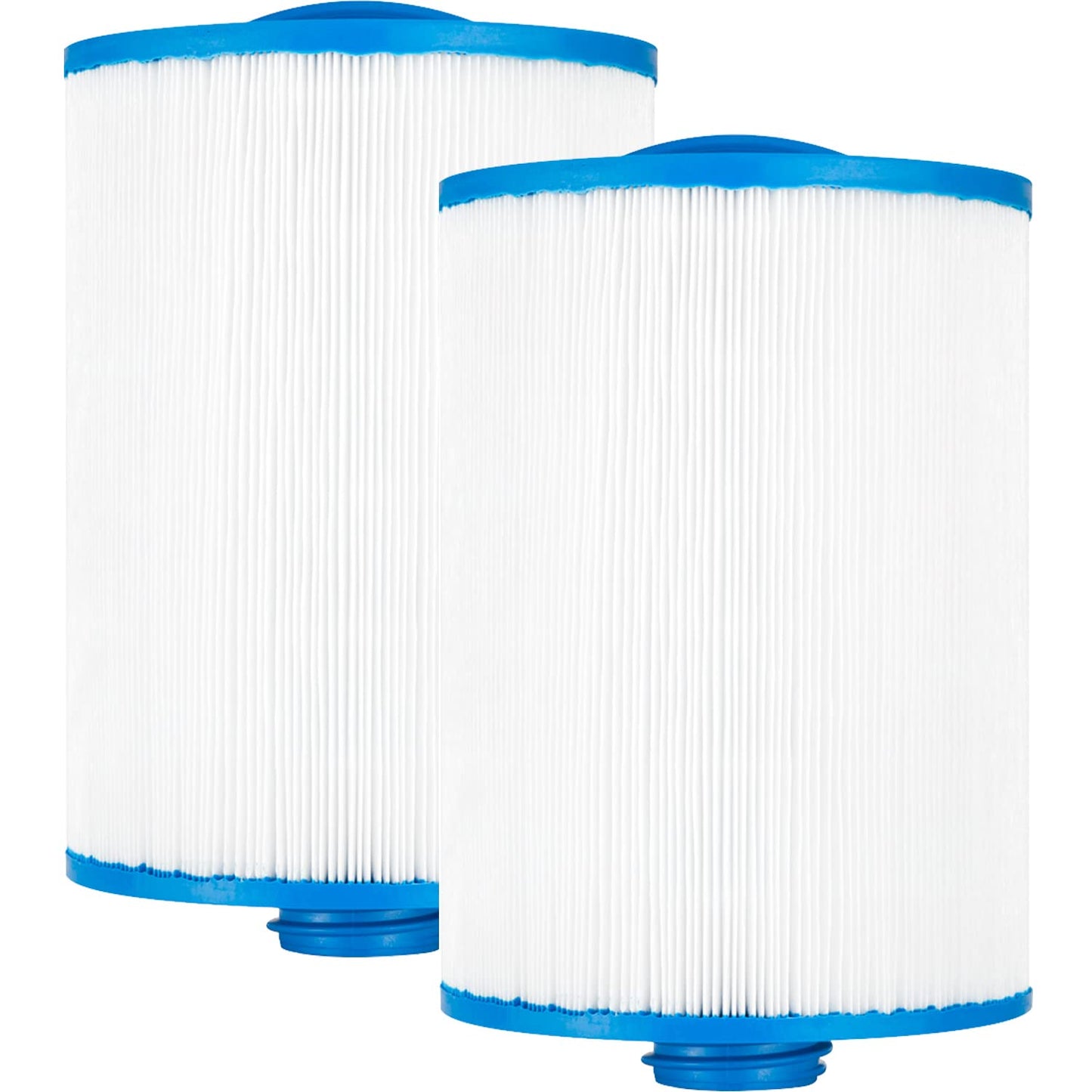 Replacement for Spa Filter PWW50P3(1 1/2" Coarse Thread), Unicel 6CH-940, 817-0050, Filbur FC-0359, 25252, 378902, 03FIL1400, 45 sq.ft Screw in Hot Tub Filter,L x OD:7 5/8"x 6" 2 Pack