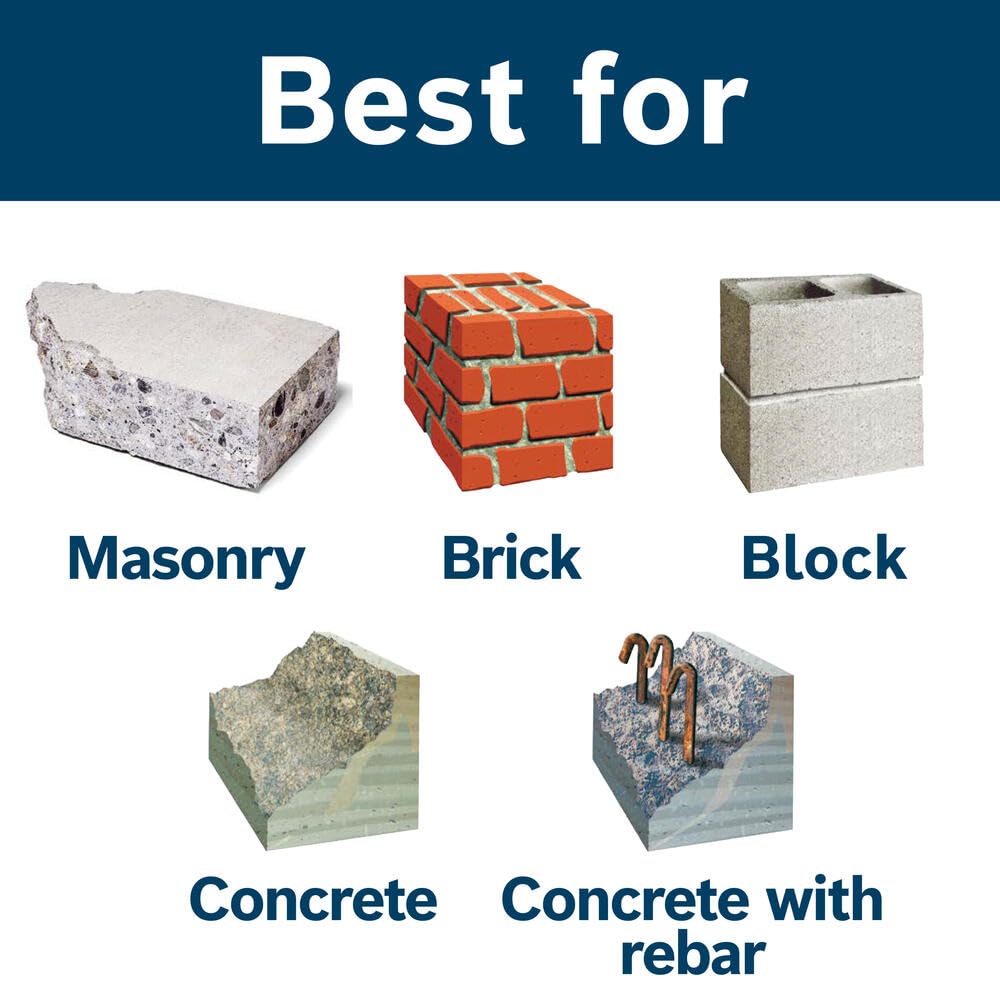 Bosch HC4CK007-7 Pc. SDS-Plus® Bulldog™ Tough Rotary Hammer Bit Set