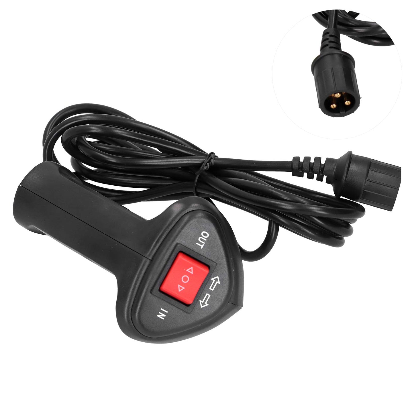 Winch Controller, Universal Electric Winch Remote Control Controller with 9.2ft Cable for Car Off Road Vehicle, Winch Corded Hand Controller Remote Control Kit for ATV UTV Winch