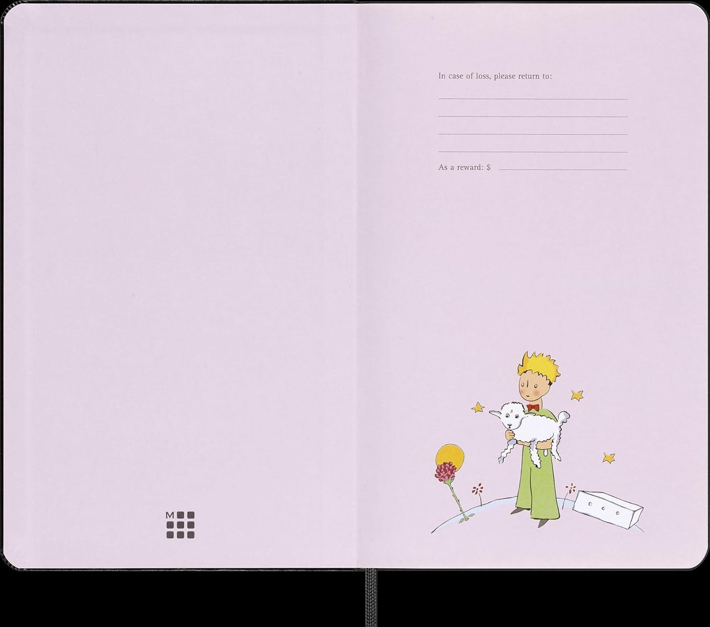 Moleskine Limited Edition Le Petit Prince Notebook, Large, Ruled, Black, Hard Cover (5 x 8.5)