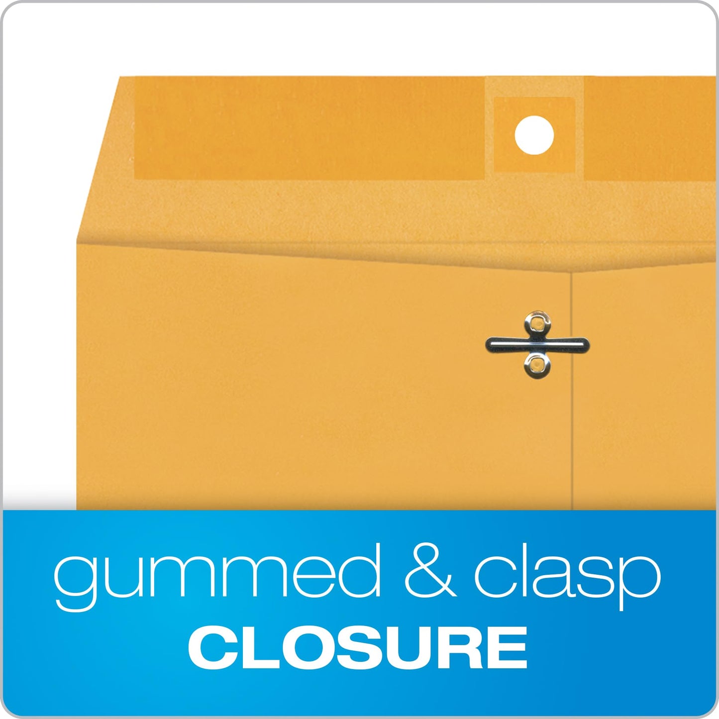 Quality Park Clasp 9 x 12 Inch 28lb Brown Kraft Envelopes 100 Count (37890)