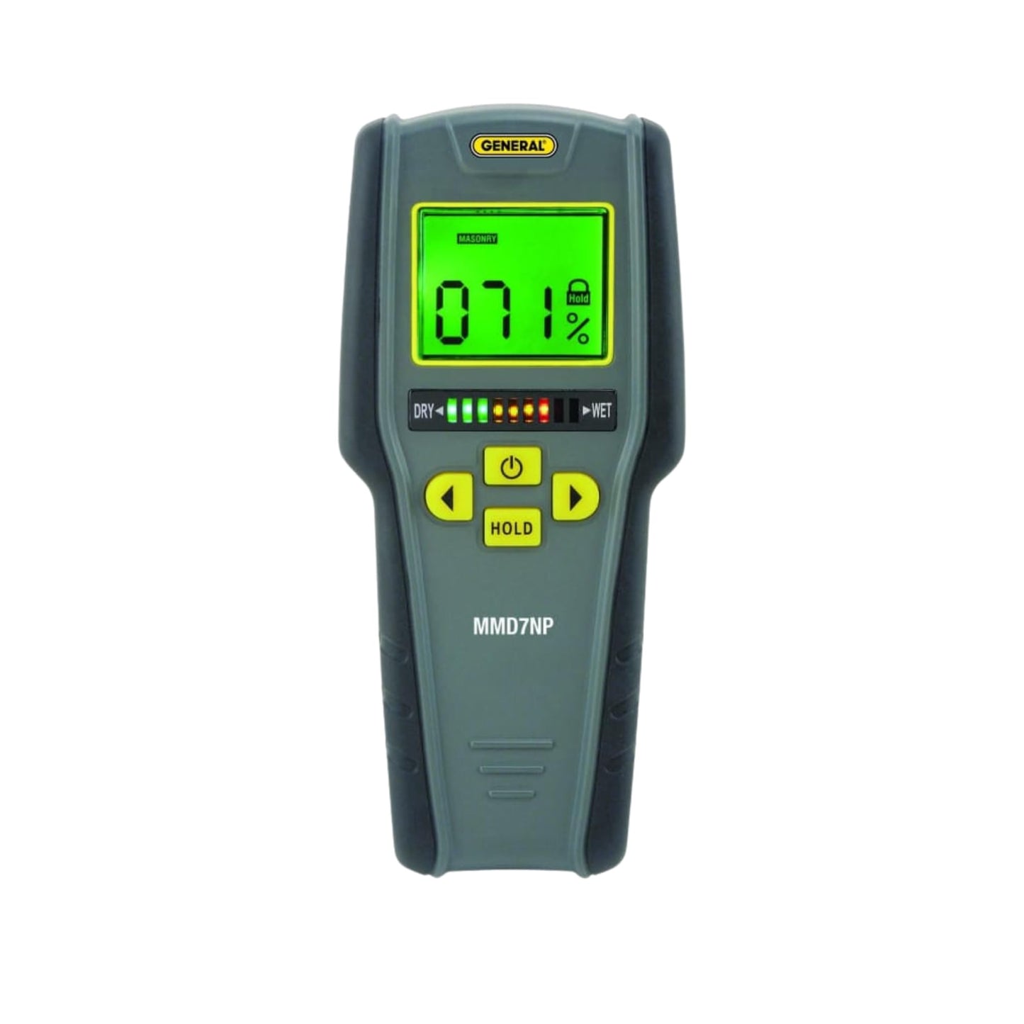 General Tools MMD7NP Moisture Meter, Pinless, Digital LCD with Tricolor Bar Graph
