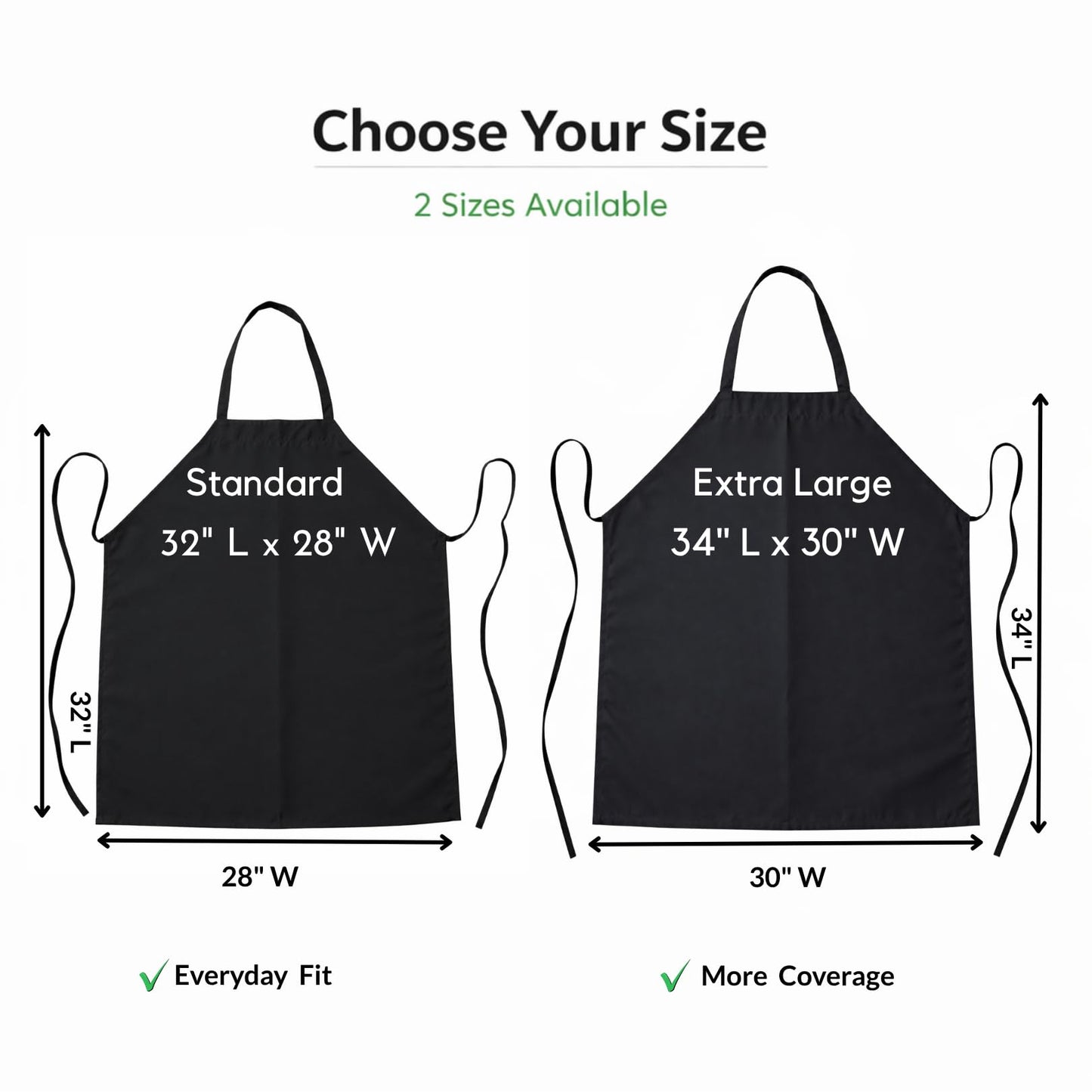 Gala Houseware 12 Pack Bib Aprons Bulk, Black, Extra Large 34"×30", Sublimation Blank Aprons for Men & Women, Heavy-Duty Kitchen Chef Aprons with Extra Long Ties for Restaurant, BBQ & Crafts