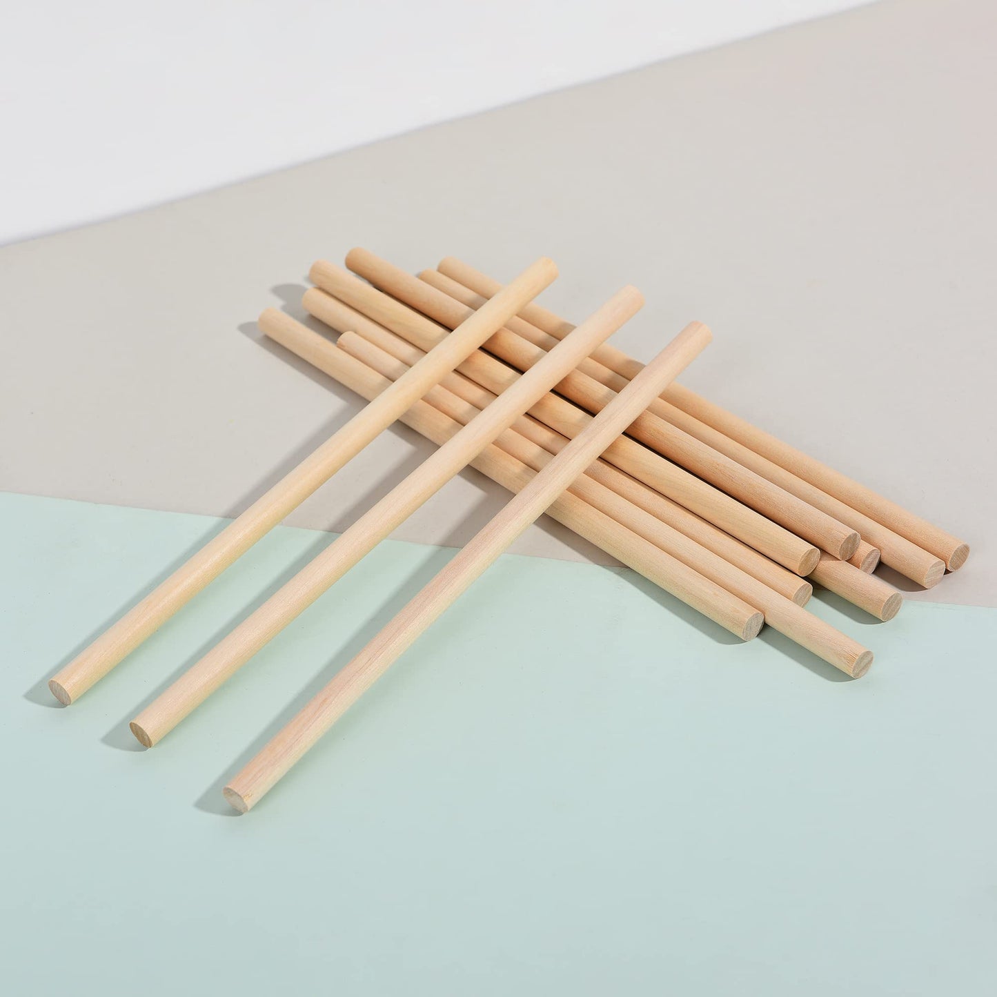 60 Pieces Rhythm Sticks for Kids Bulk, 12 Inch Wood Lummi Sticks Music Classroom Percussion Instruments