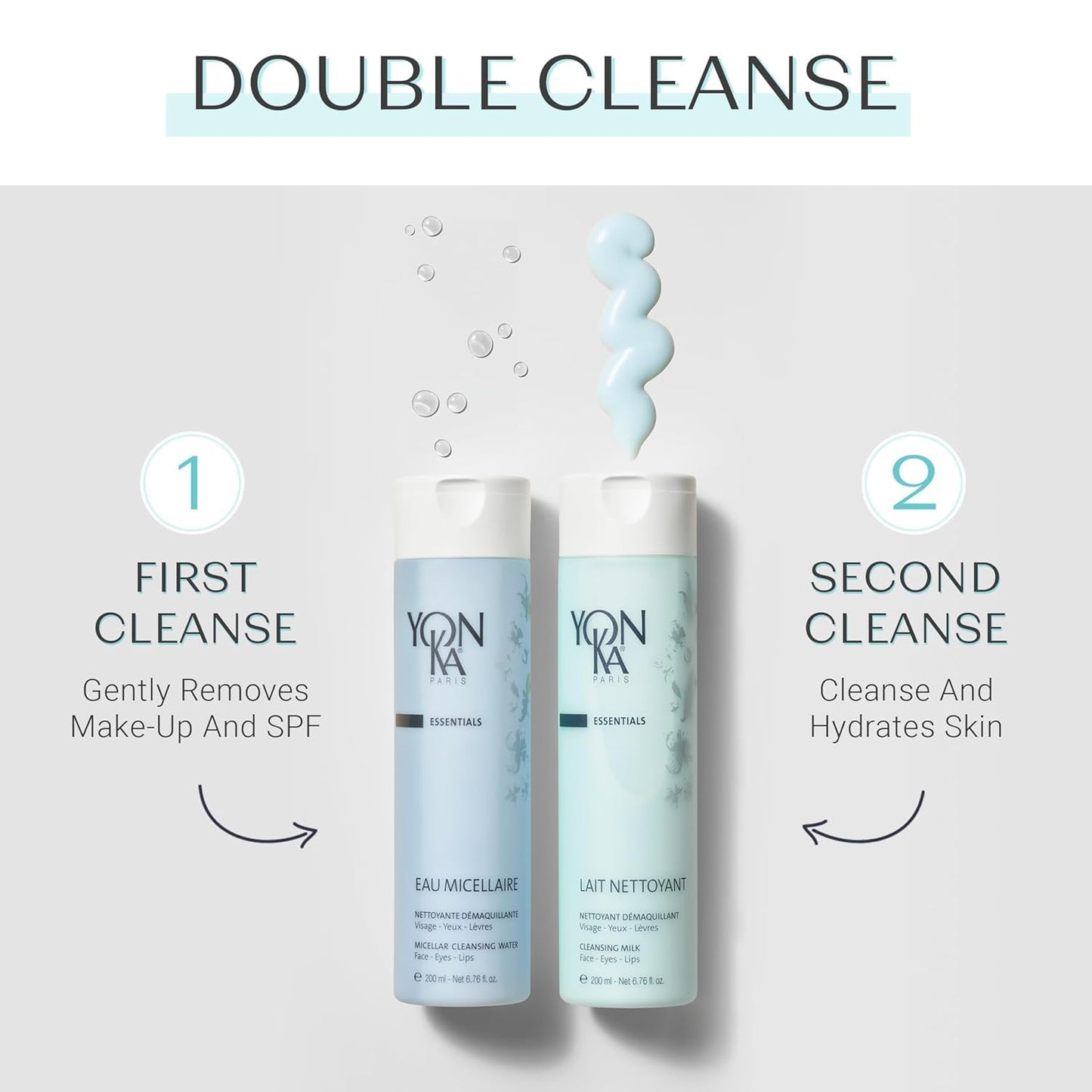 Yon-Ka Lait Nettoyant | Facial Cleanser | Gentle Plant-Based Makeup Remover to Cleanse and Moisturize | Suitable for All Skin Types