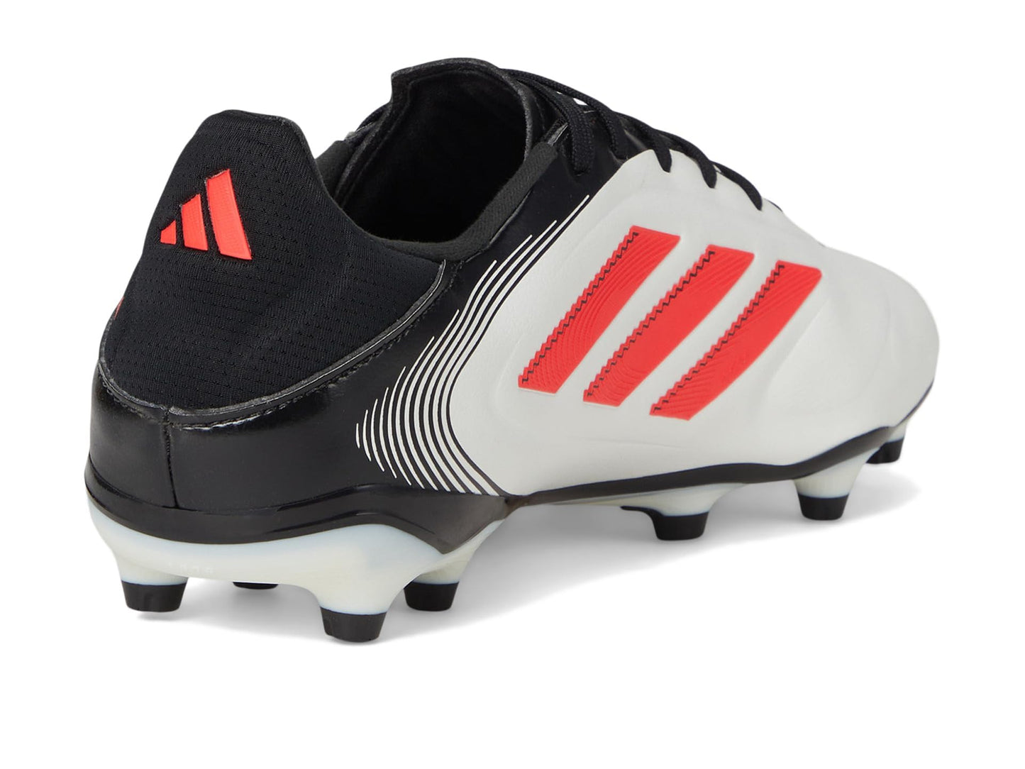 adidas Unisex-Adult Copa Pure 3 League Firm Ground/Multi Ground Soccer,White/Lucid Red/Black,13