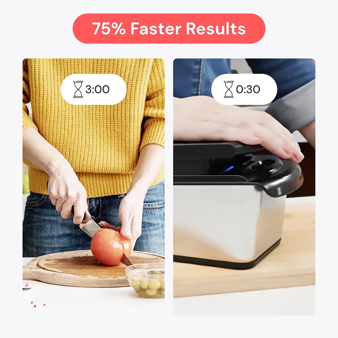Fullstar Vegetable Chopper & Mandoline Slicer - Julienne Cutter Dicer Grater for Food Veggie Onion Cucumber Tomato Salad Potato Cheese - Kitchen Essentials & Gadgets (PRO 14-in-1, SS Black)
