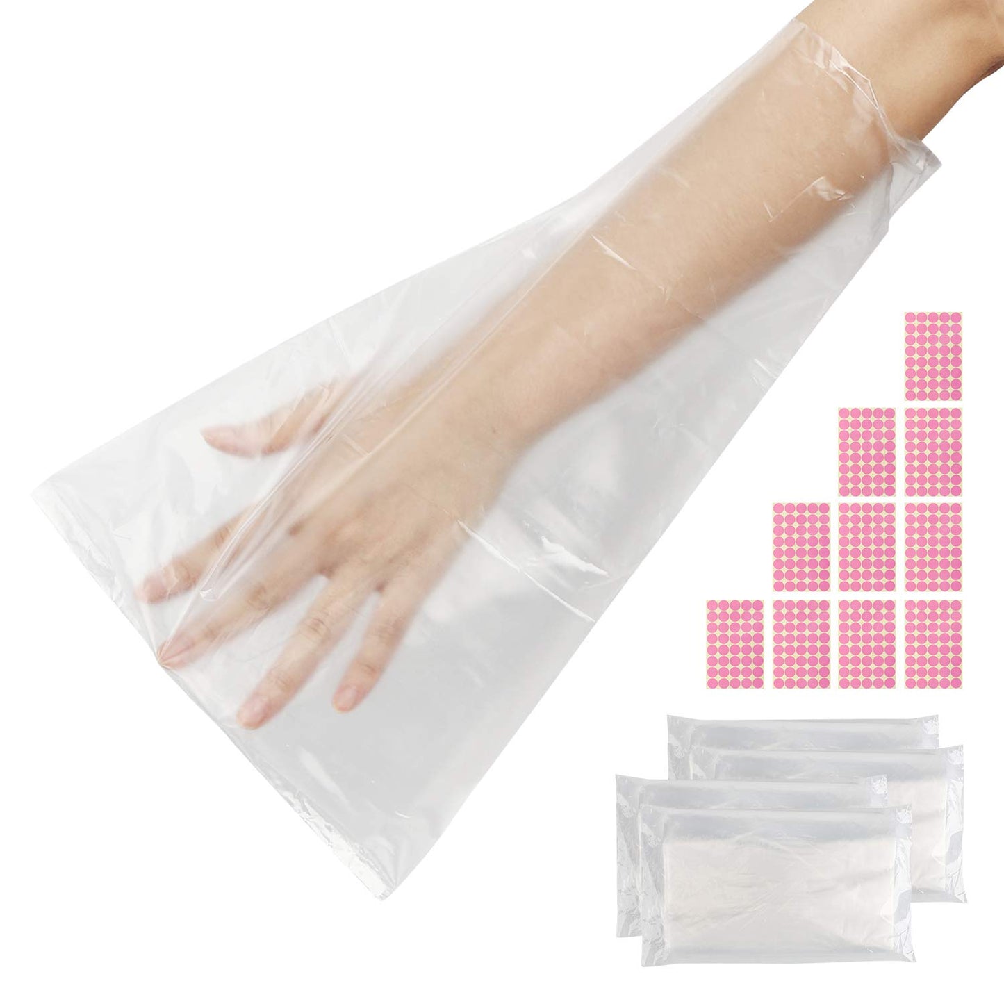 400 Counts Paraffin Wax Bags for Hands and Feet, Segbeauty Plastic Paraffin Wax Liners, thera-py Wax Refill Socks and Gloves Paraffin Bath Mitts Covers for Wax treat-ment Paraffin Wax Machine