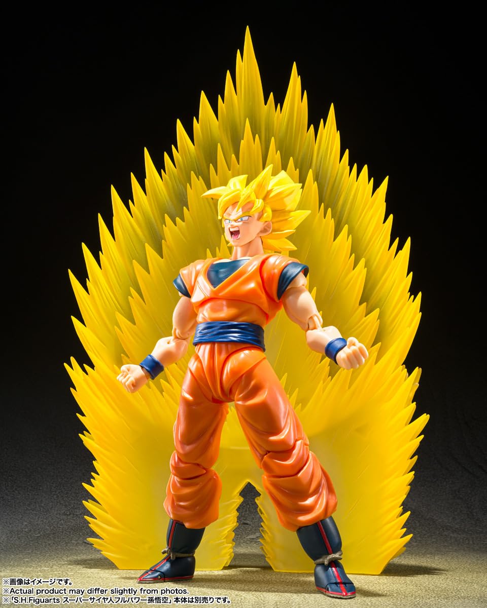TAMASHII NATIONS - Dragon Ball Z - Super Saiyan Son Goku's Effect Parts Set - Teleport Kamehameha -, Bandai Spirits S.H.Figuarts Action Figure