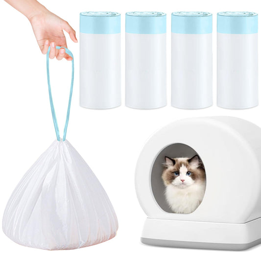 120Counts Litter Box Liners Compatible with MW-SC01, Self-Cleaning Cat Litter Box Bags,Automatic Cleaning Cat Litter Box Liners（18X12inch）