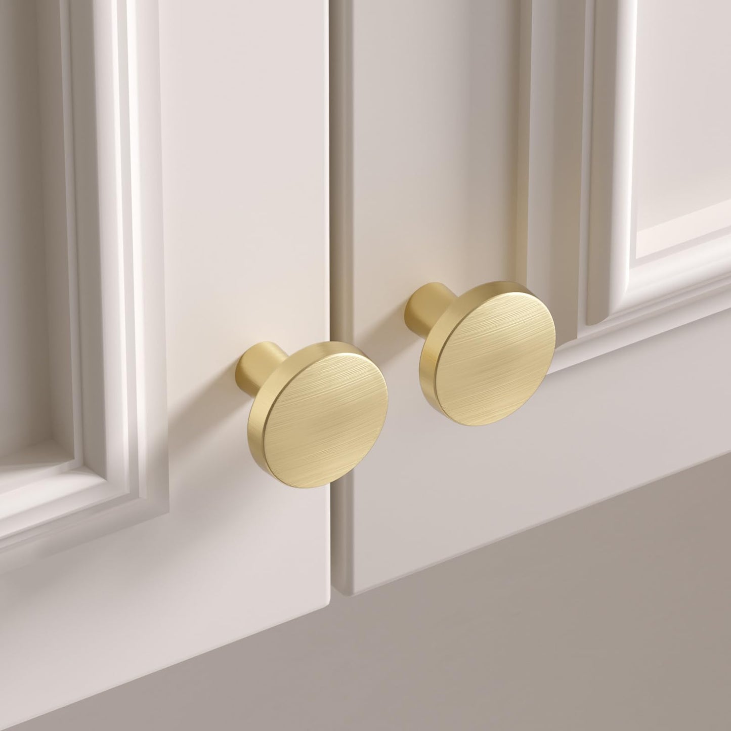goldenwarm Gold Cabinet Knobs Gold Drawer Knobs Kitchen Cabinet Knob,15 Pack - Kitchen Cupboard Knobs Gold Knobs Brass Drawer Dresser