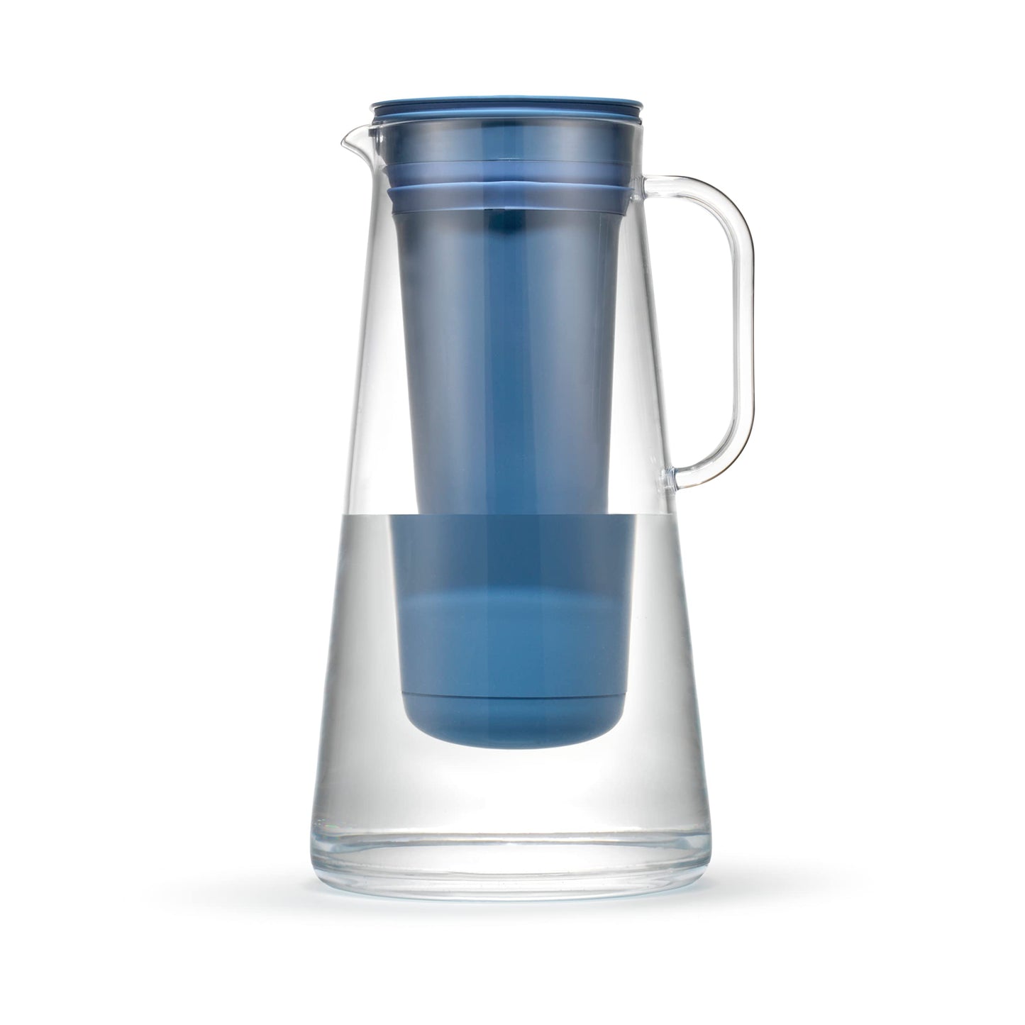 LifeStraw Home – Water Filter Pitcher, 10-Cup, Stormy Blue, BPA Free Designed for Everyday Protection Against Bacteria, parasites, microplastics, Lead, Mercury, PFAS and a Variety of Chemicals