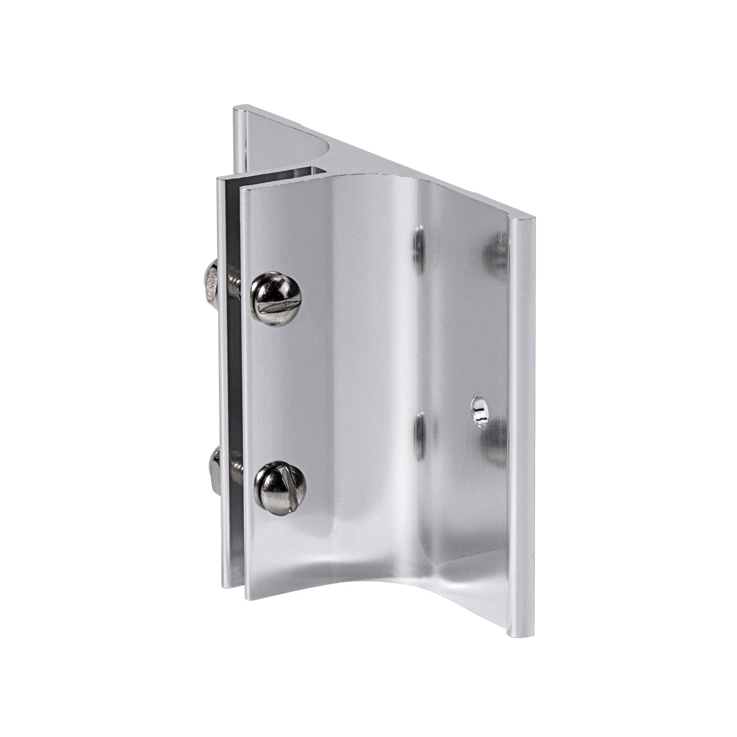 SINKAA Aluminum Corridor Sign Holder, 10 Pack Direct Sign Mount Bracket, Silver, 2" Length, 1/8" Substrate, Wall Mount, Easy to Install
