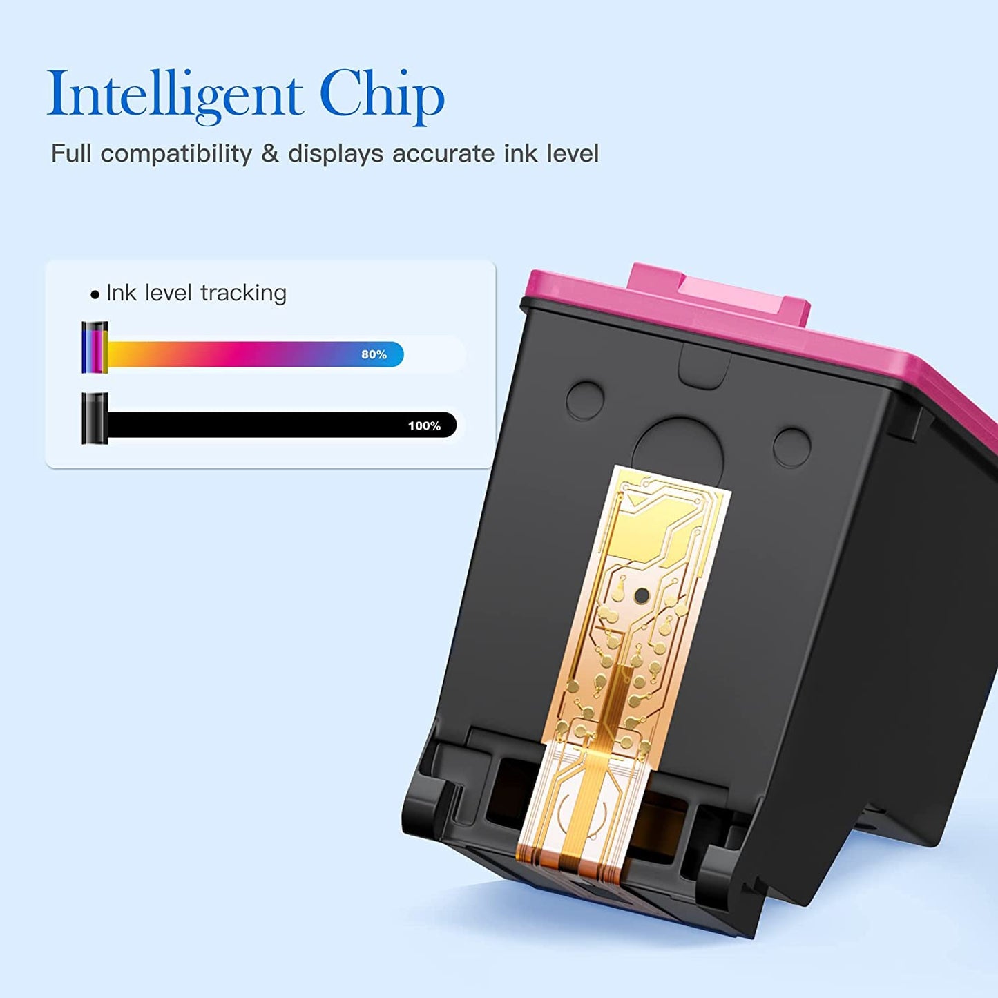 Valuetoner Remanufactured Ink Cartridge Replacement for HP 64XL Ink Cartridge Combo Pack 64 XL for HP Envy Photo 7855 7858 7800 7100 7155 6255 Inspire 7255e 7955e 7958e Tango Printer (Black, Color)