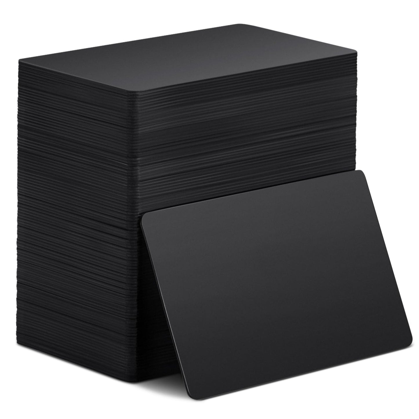Xuhal 100 Pcs Black NFC Cards Blank Tags 504 Bytes Digital Programmable Business Cards Chip Compatible with NFC Enabled Mobile Phones & Devices