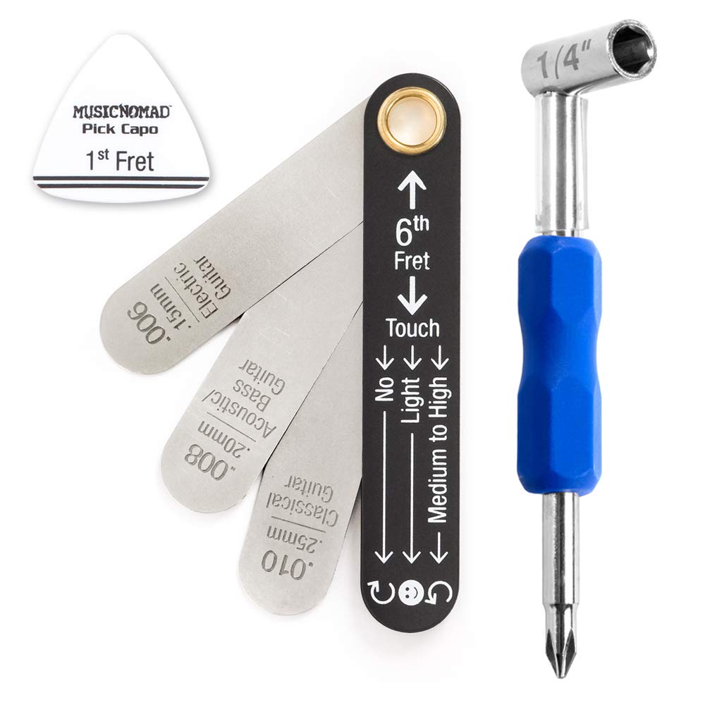 MusicNomad Truss Rod Neck Relief Measure and Adjust Kit for Taylor Guitars, Standard, MN610