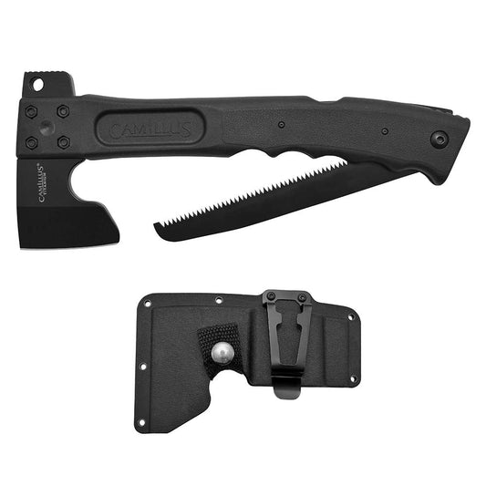 CAMTRAX 3-in-1 Hatchet / 12" Overall / 7" LOCKBACK Folding Saw