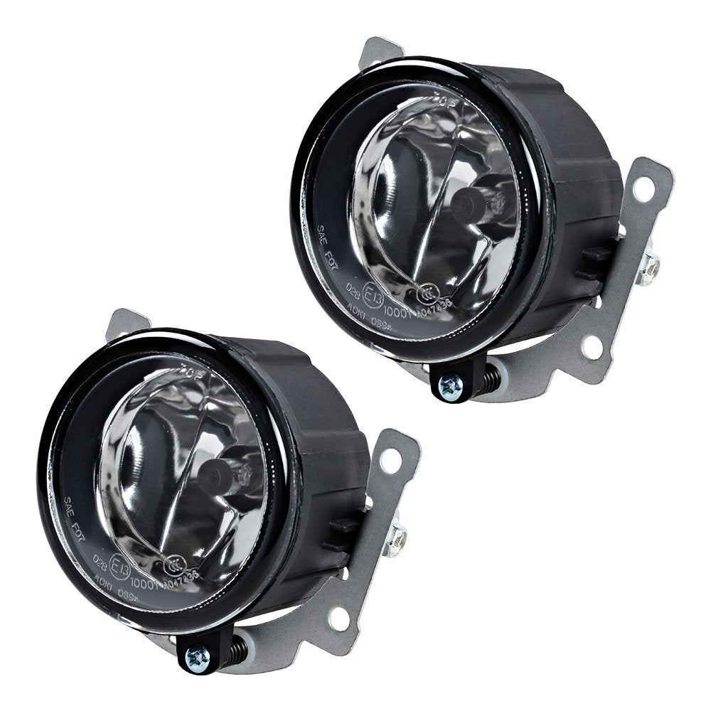 Astra Depot 2X Fog Lights with H11 Bulbs w/Mounting Brackets Replacement For Mitsubishi Outlander RVR ASX