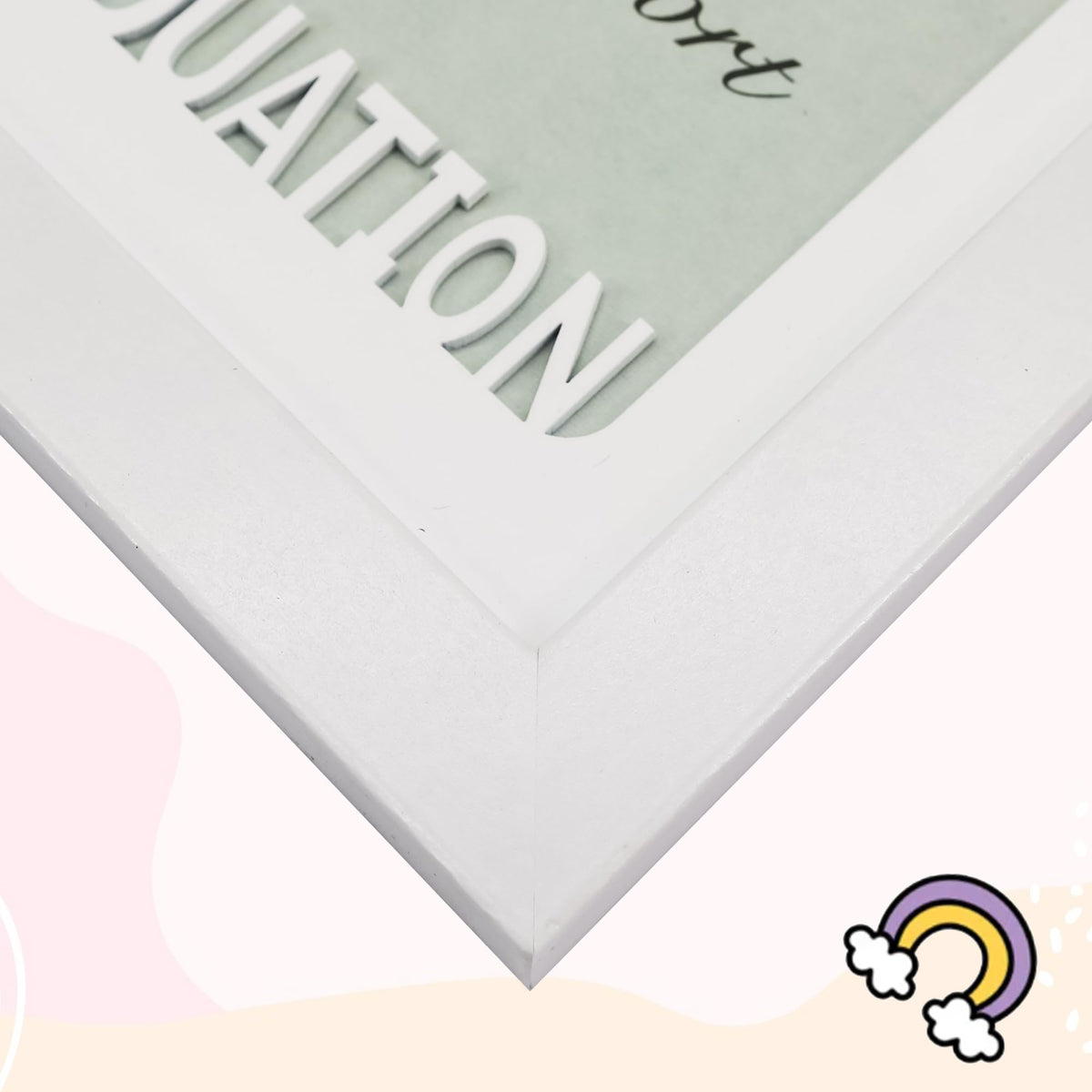 GMFrames School Days Photo Frames Prek-12x16 for Pre-School & Kindergarten to 12th Grade White 2 Pack