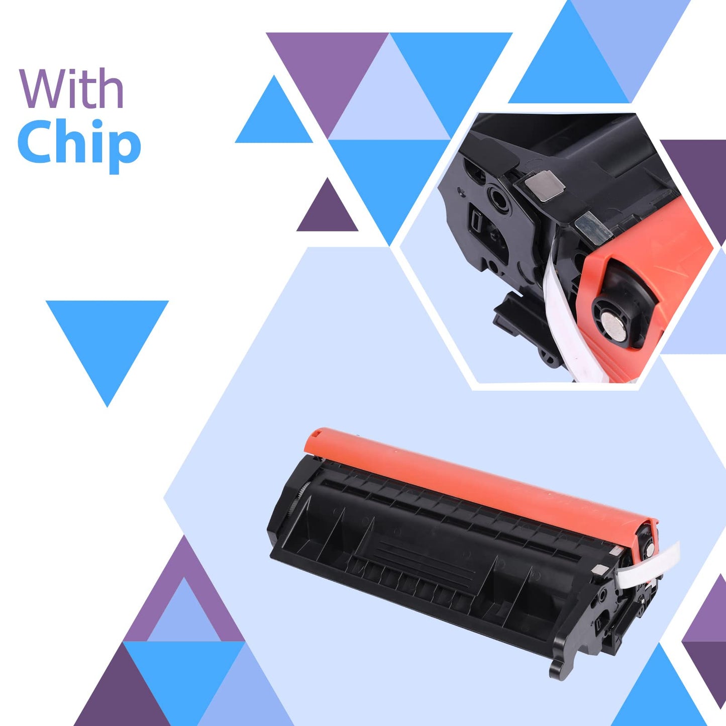 CF226A 26A Black Toner Cartridge 2 Pack Compatible Replacement for HP 26A CF226A 26X CF226X for HP Pro M402dn M402n M402dw M402 Pro MFP M426fdw M426fdn M426dw M426 Series Printer Ink