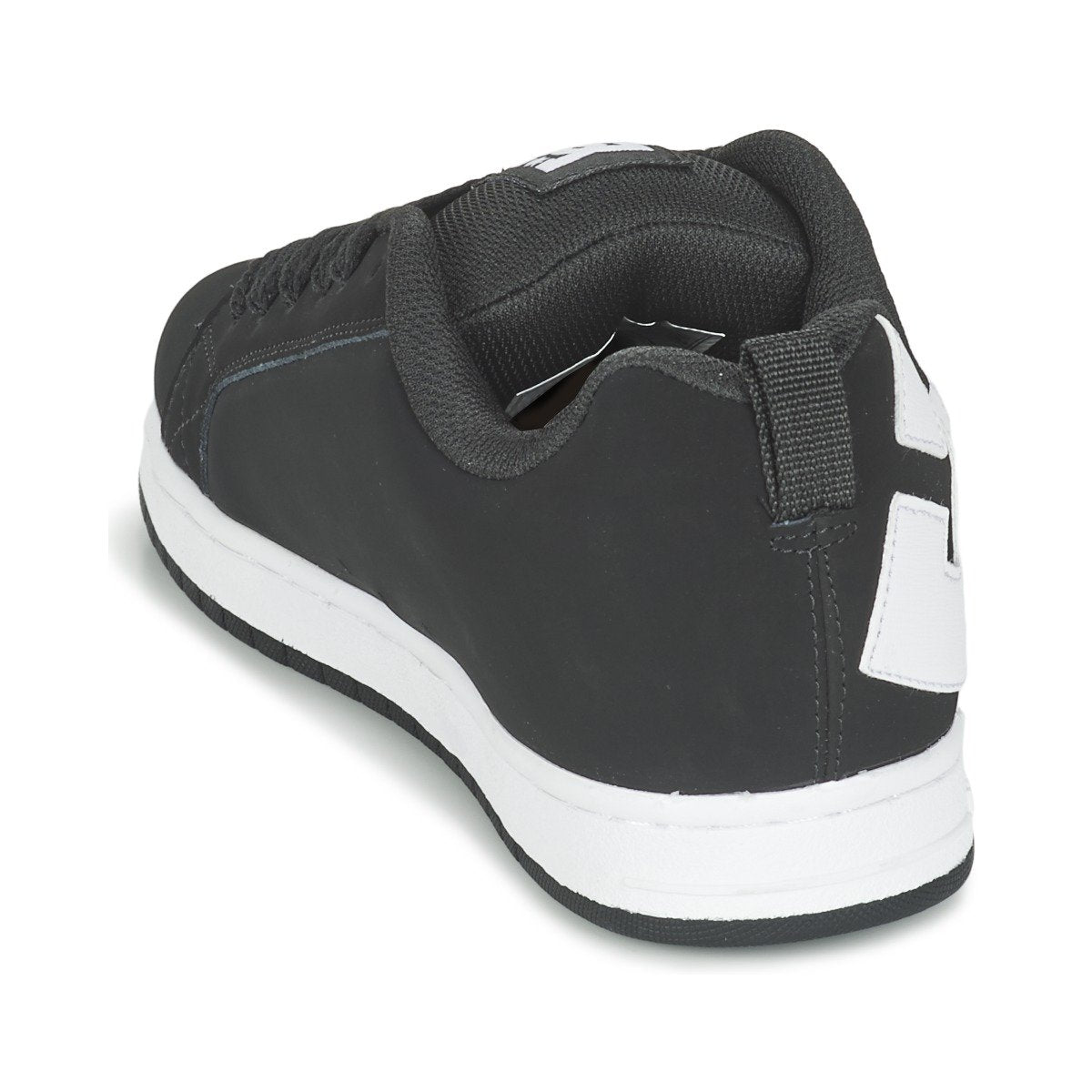 DC Men's Court Graffik Sneaker, Black, 11 M US