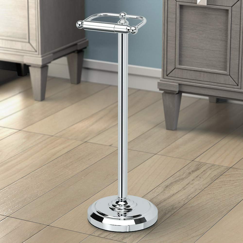 Gatco 1436C Designer II Pedestal Paper Holder, Chrome