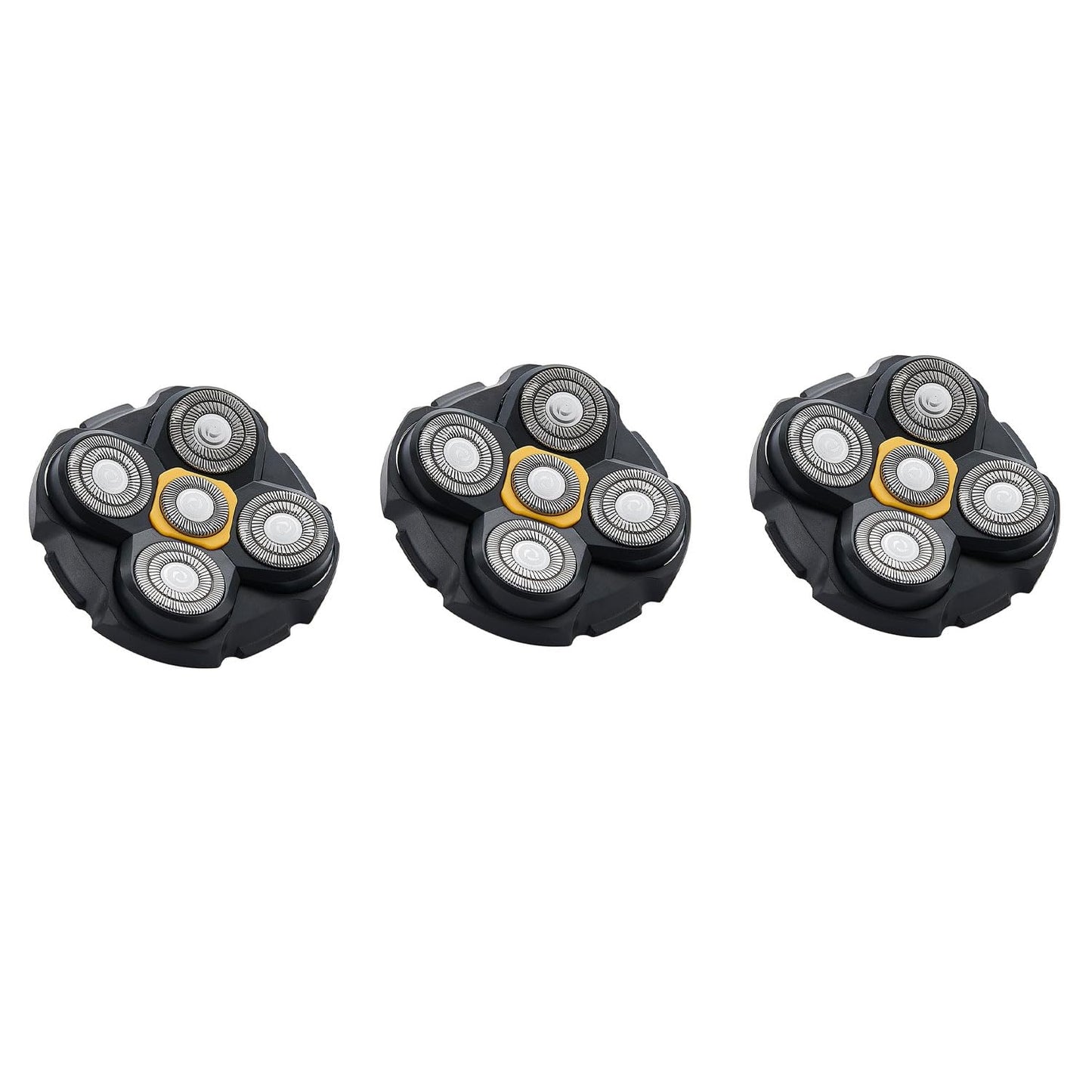 3PCS Shaver Replacement Blades Compatible with MicroTouch Titanium Head,Stainless Steel Material (black)