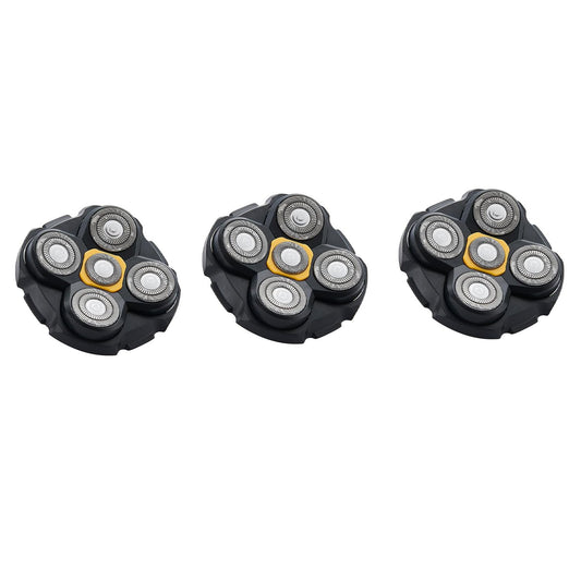 3PCS Shaver Replacement Blades Compatible with MicroTouch Titanium Head,Stainless Steel Material (black)