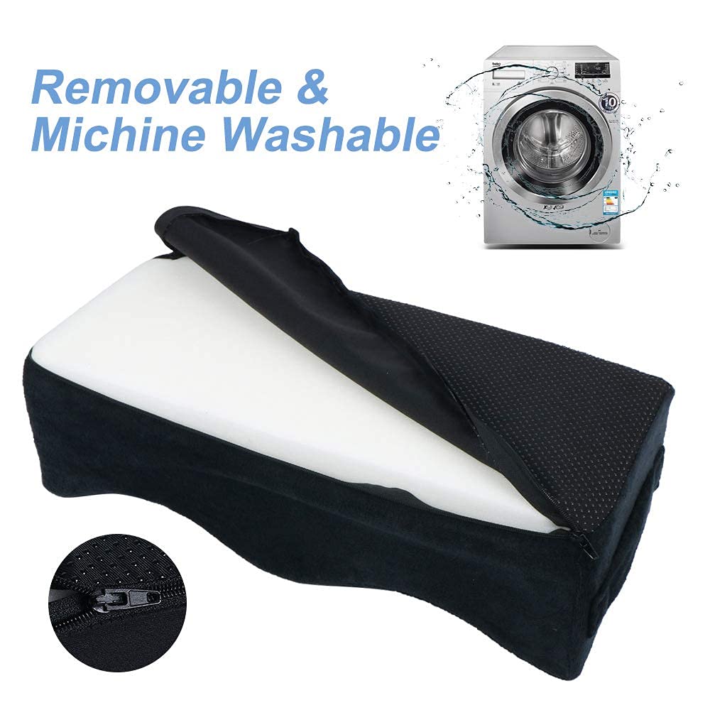 Pillow Used After BBL Surgery, The Latest Upgraded Version, Hardened Pillow core Support Does not deform, Easy to Carry (Black, Standard Size)